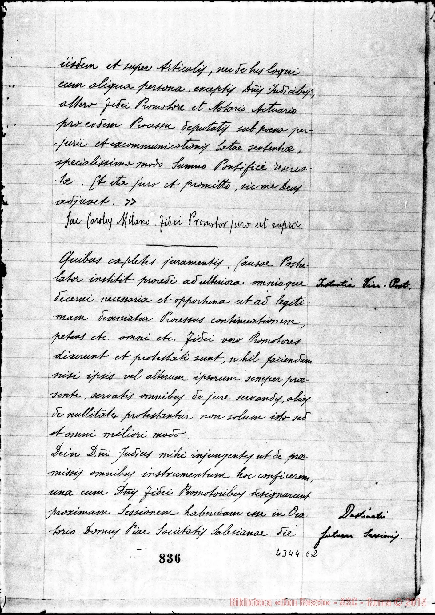 Fotogramma C 2 — Francesia Gio. Batt., sac. SDB