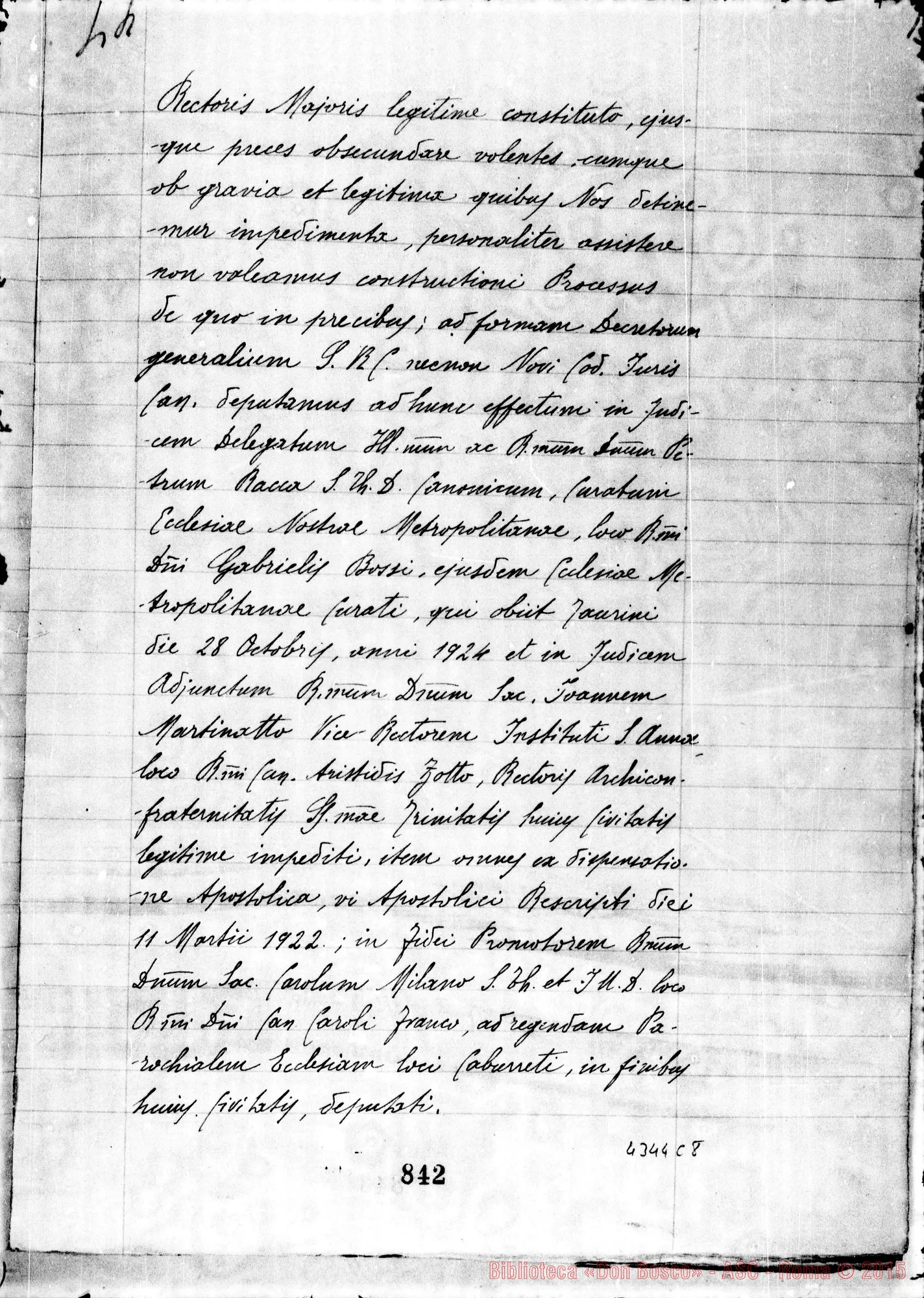 Fotogramma C 8 — Francesia Gio. Batt., sac. SDB
