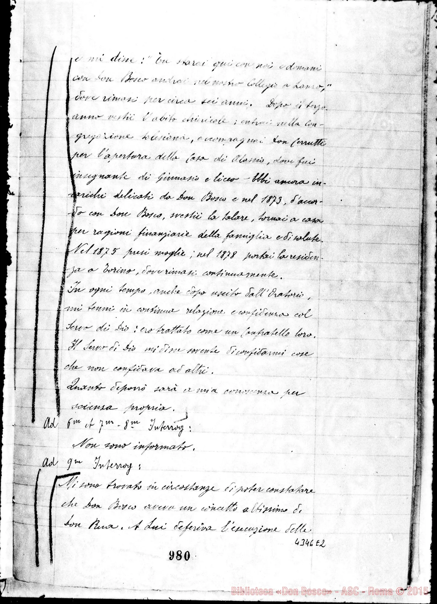 Fotogramma E 2 — De Magistris Giuseppe, professore