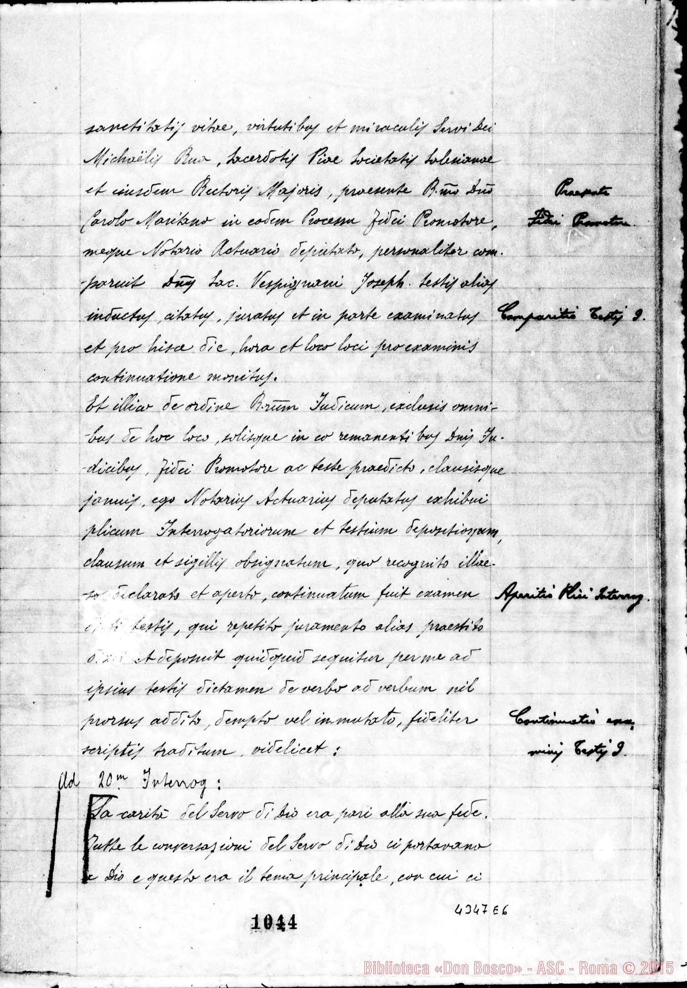 Fotogramma E 6 — Vespignani Giuseppe, sac. SDB