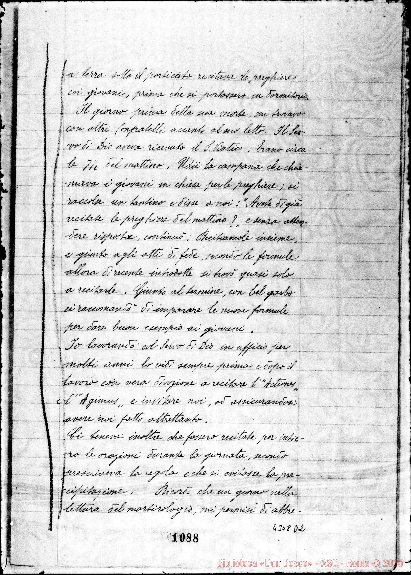 Fotogramma D 2 — Saluzzo Lorenzo, sac. SDB