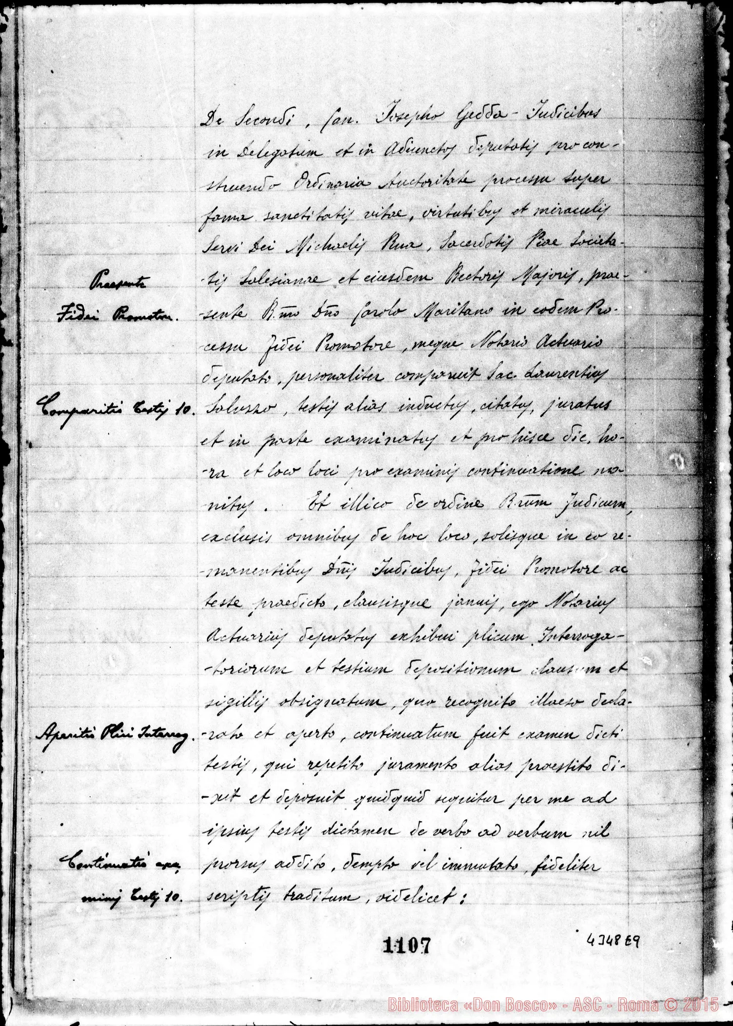 Fotogramma E 9 — Saluzzo Lorenzo, sac. SDB
