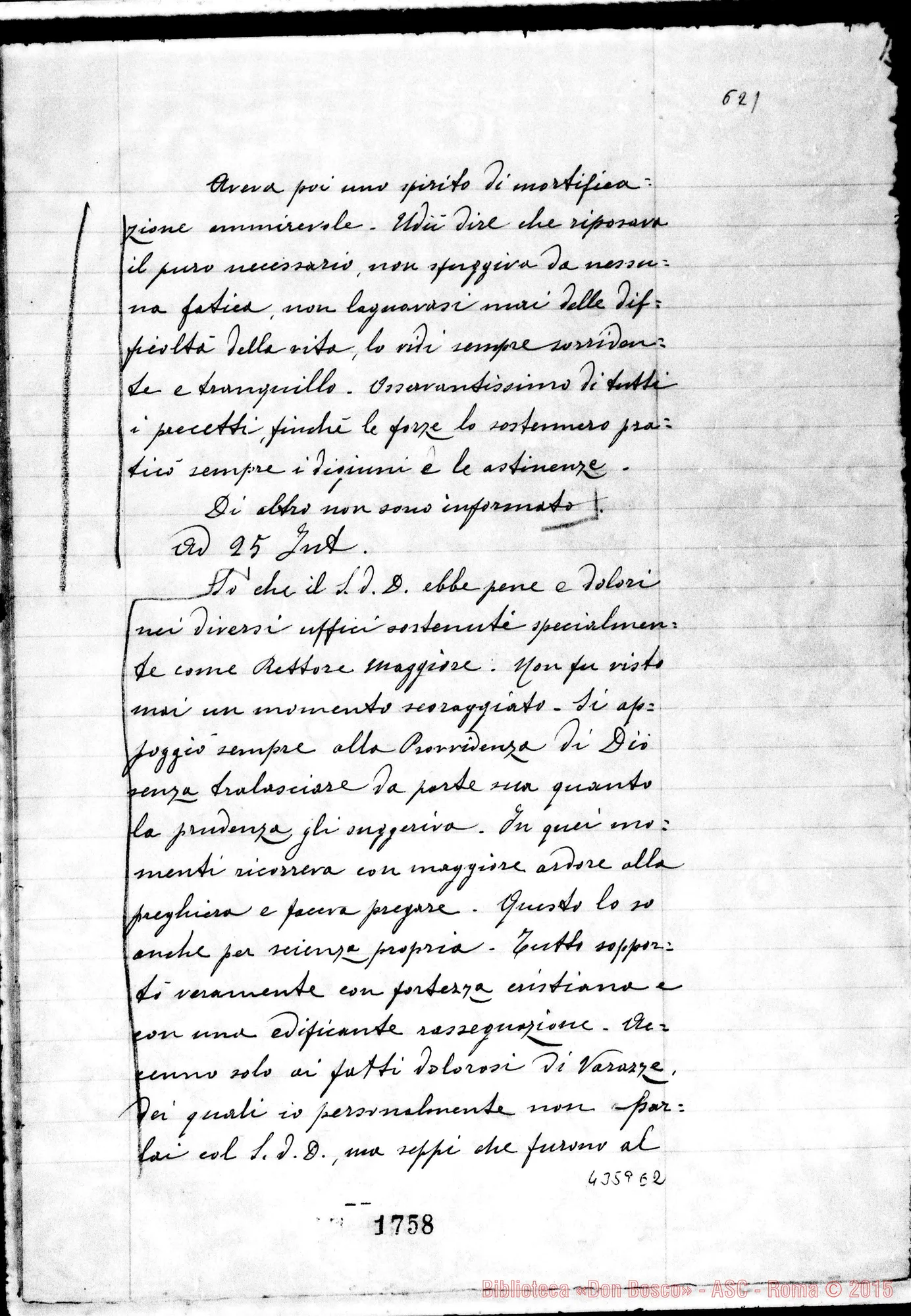 Fotogramma E 2 — Spandre Luigi, vesc. di Asti