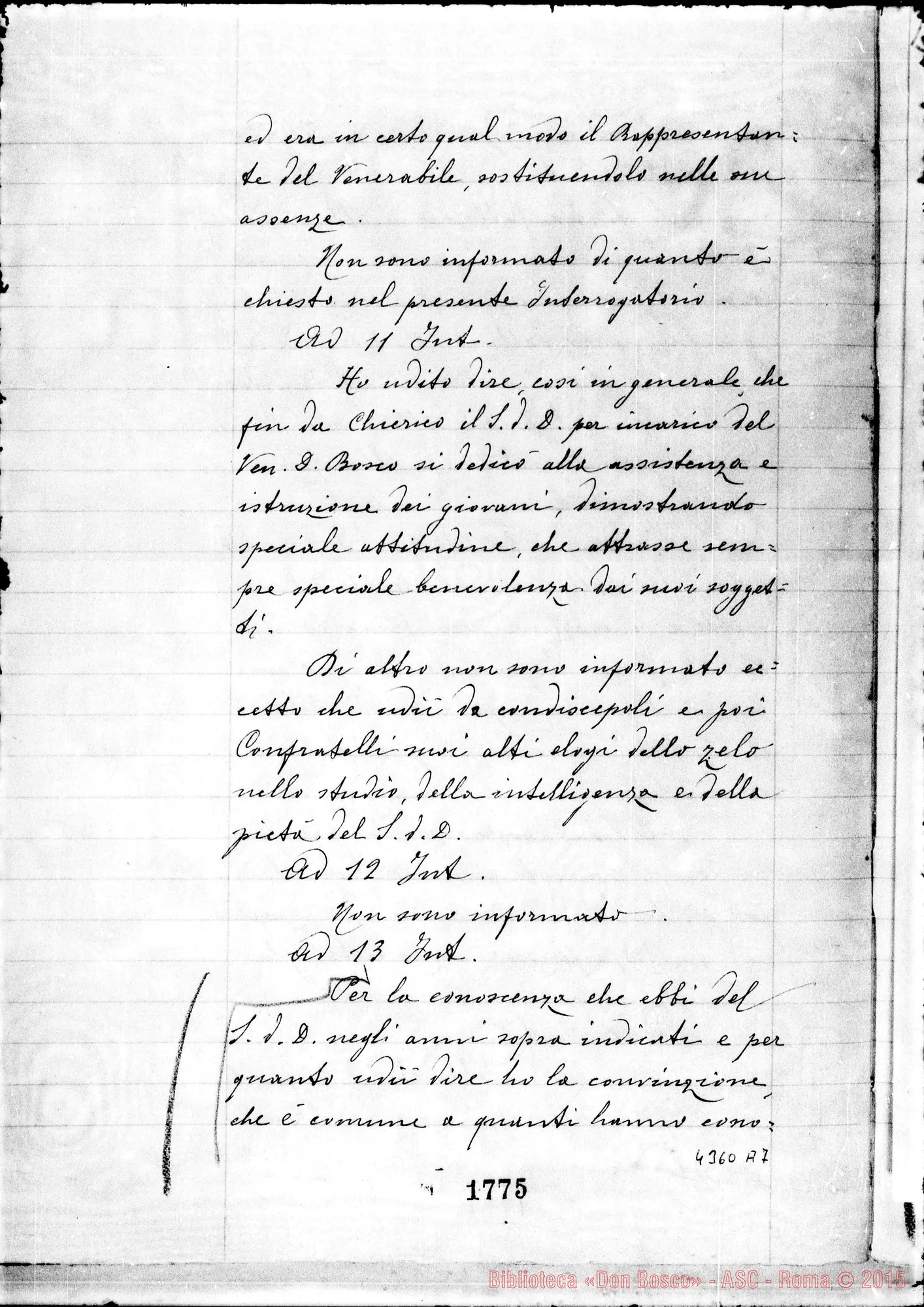 Fotogramma A 7 — Gribaudi Pietro, sac. commendatore