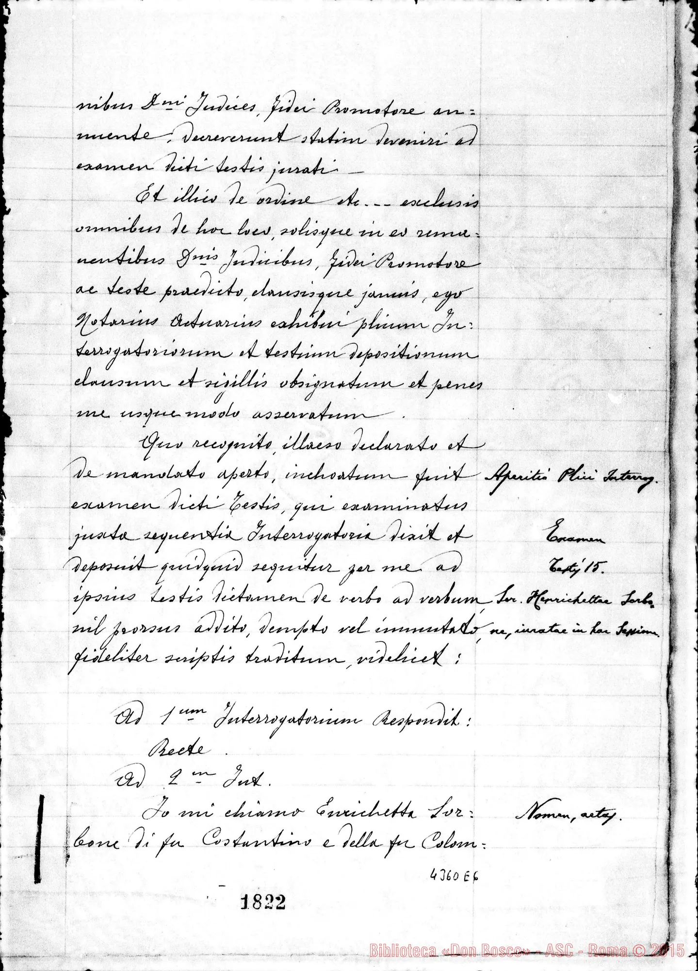 Fotogramma E 6 — Sorbone Enrichetta, suora F.M.A.
