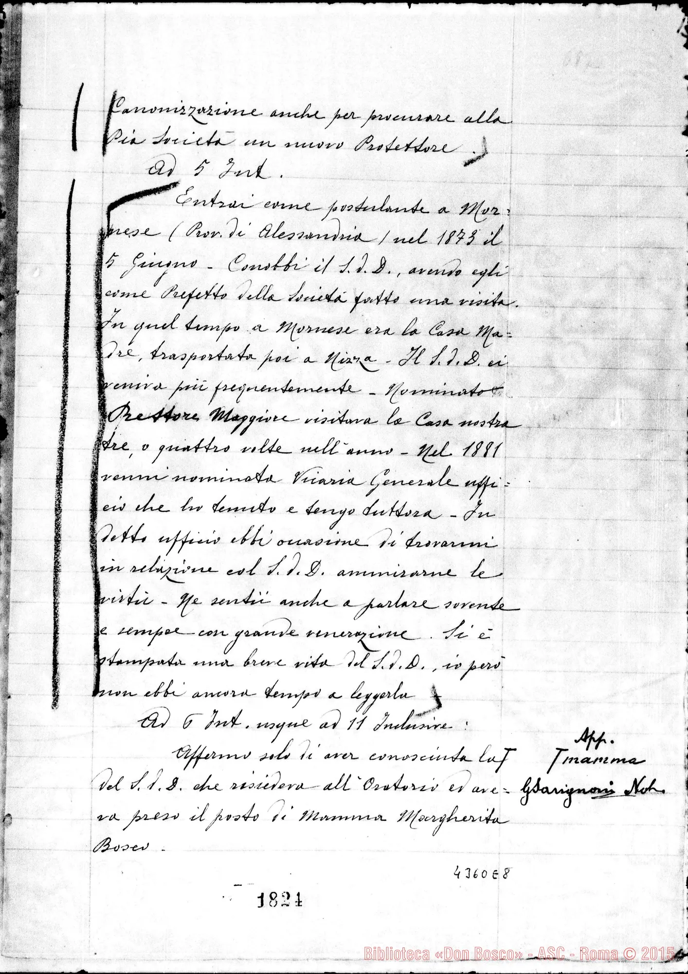 Fotogramma E 8 — Sorbone Enrichetta, suora F.M.A.