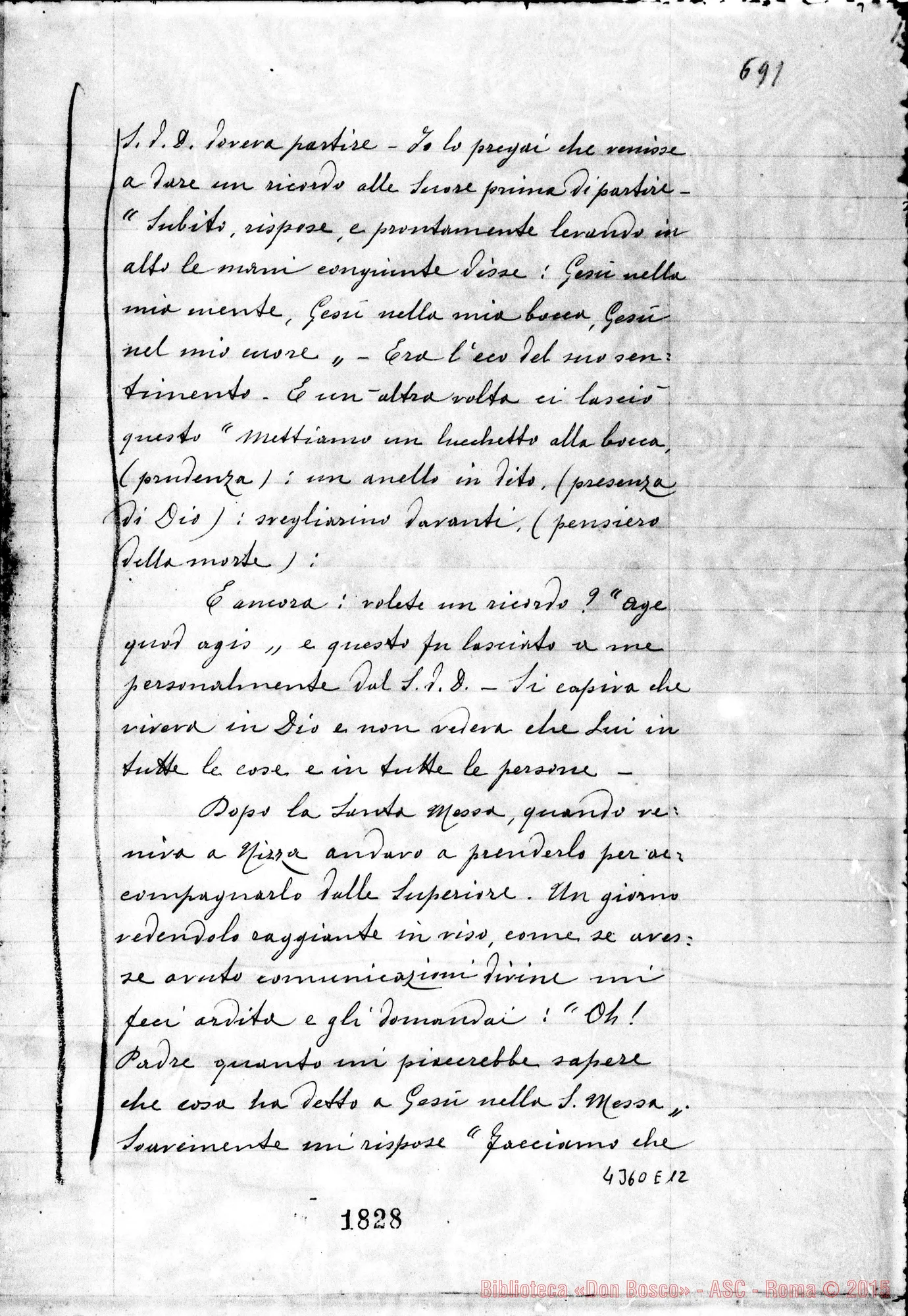 Fotogramma E 12 — Sorbone Enrichetta, suora F.M.A.