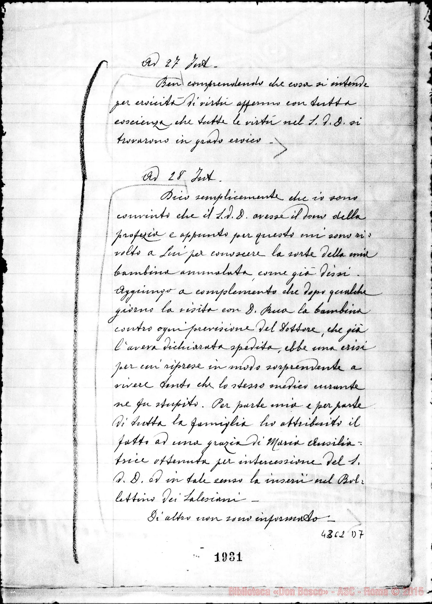 Fotogramma D 7 — Bettazzi Rodolfo, professore