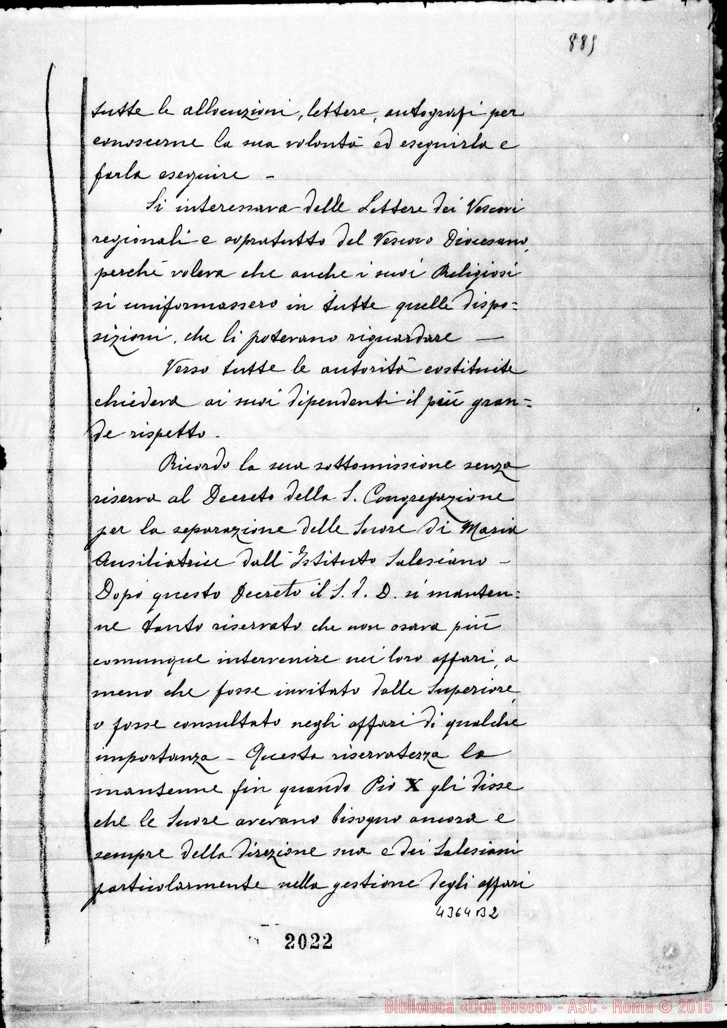 Fotogramma B 2 — Rinaldi Filippo, sac. Rettor Maggiore