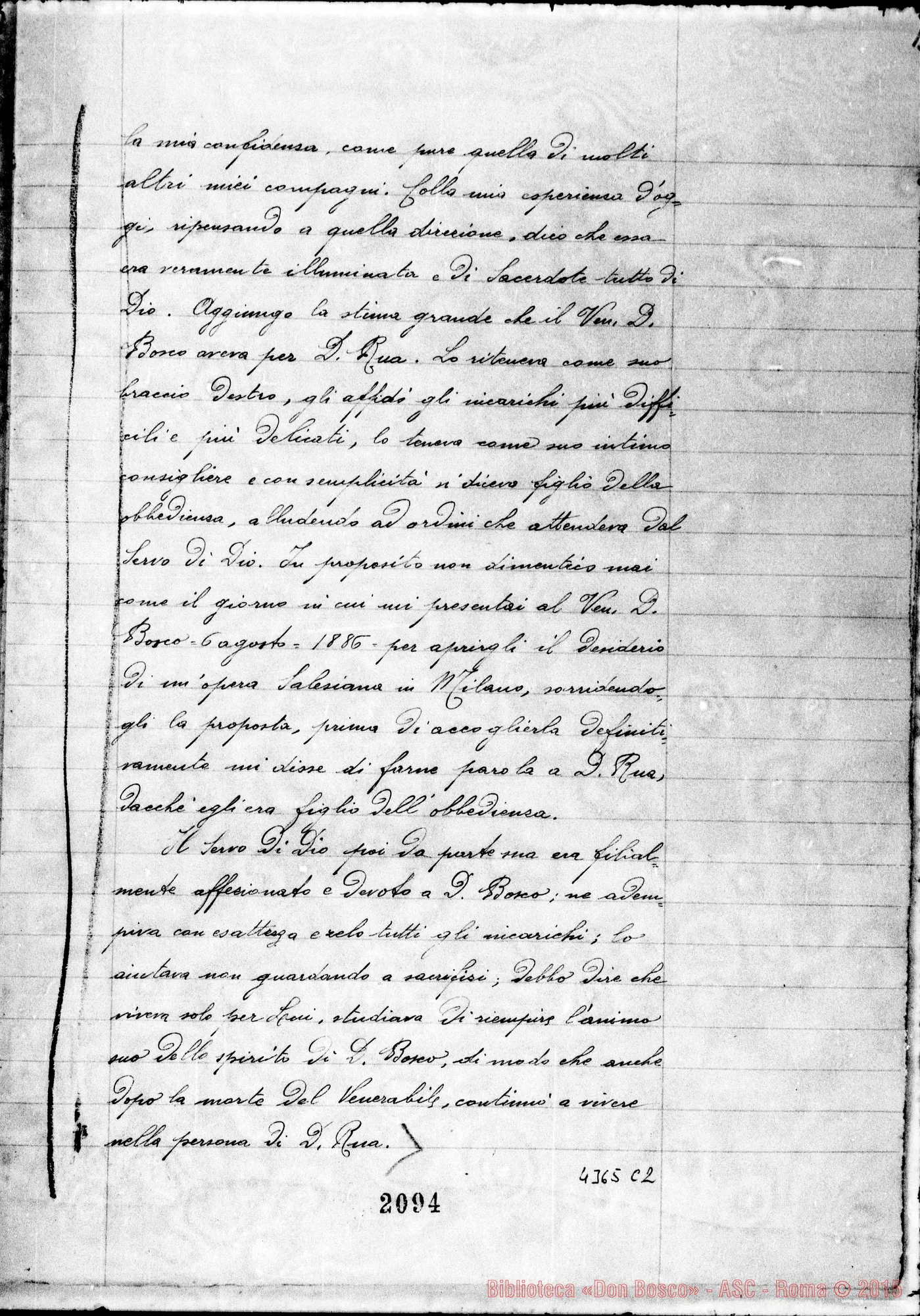 Fotogramma C 2 — Rigoli Angelo, mons., prevosto di Somma Lombardo