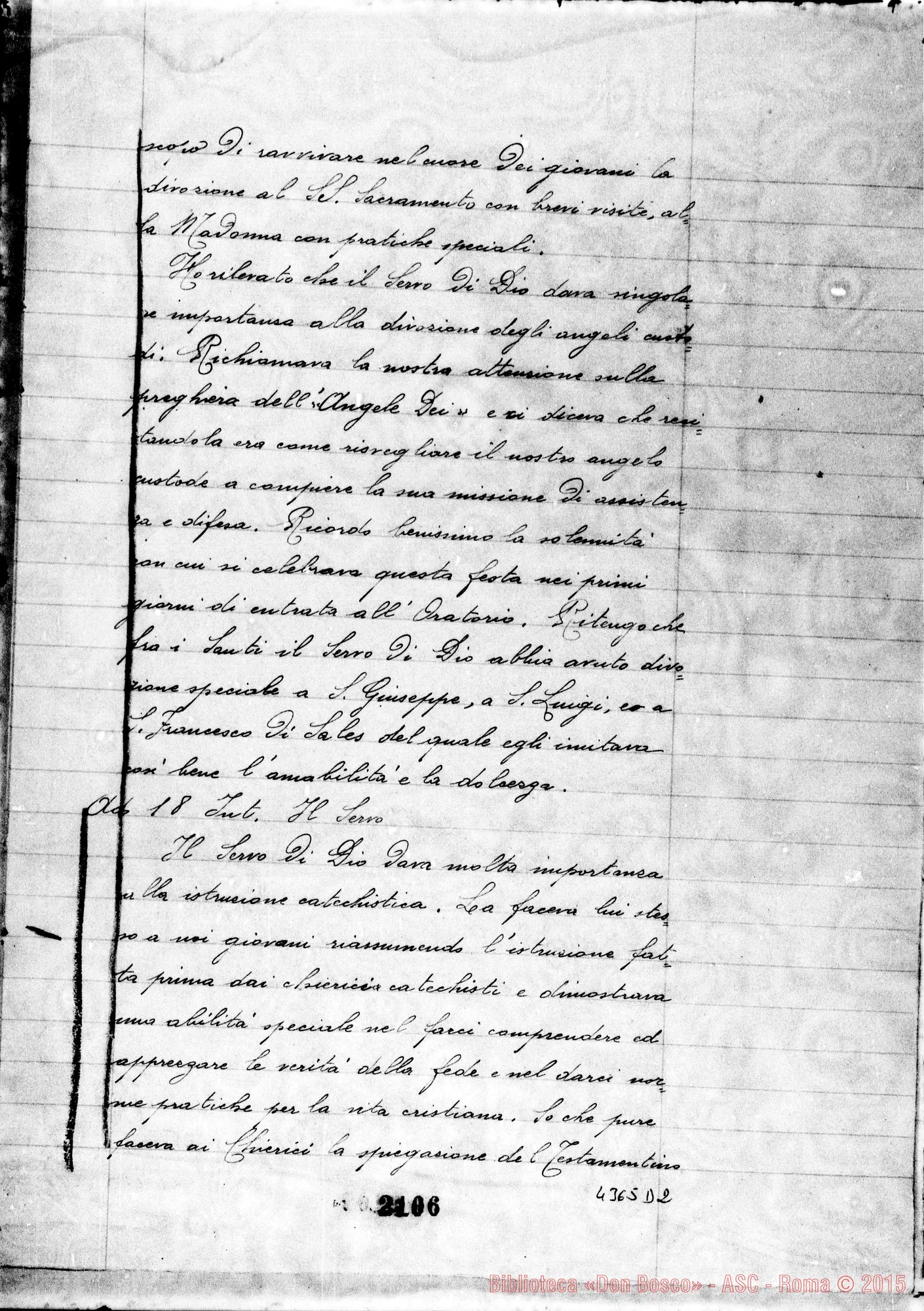 Fotogramma D 2 — Rigoli Angelo, mons., prevosto di Somma Lombardo