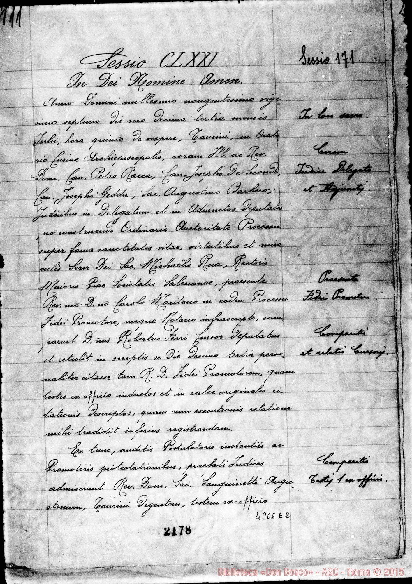 Fotogramma E 2 — Sanguinetti Agostino, sac. della Piccola Casa della Divina Provvidenza
