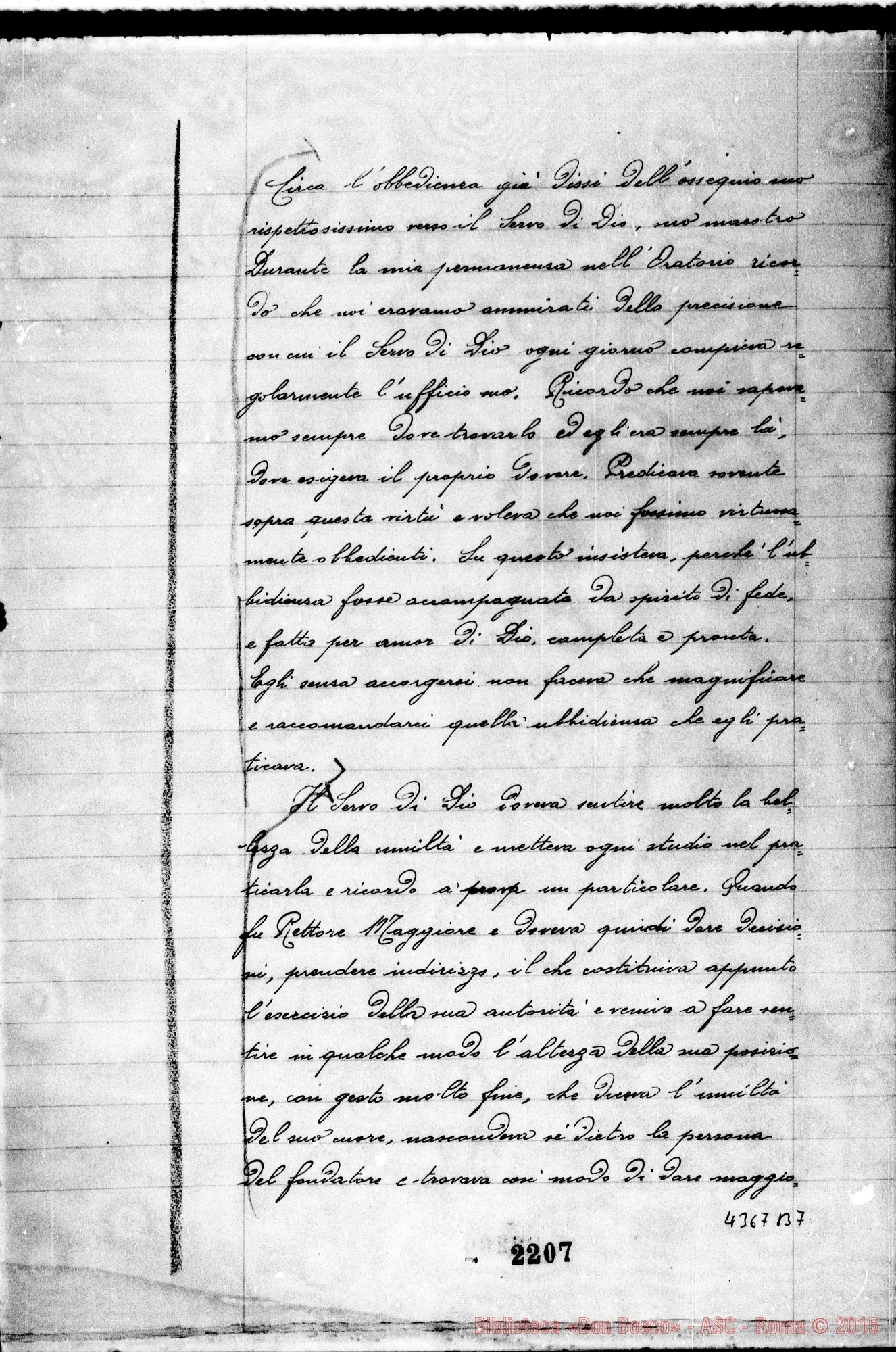 Fotogramma B 7 — Sanguinetti Agostino, sac. della Piccola Casa della Divina Provvidenza