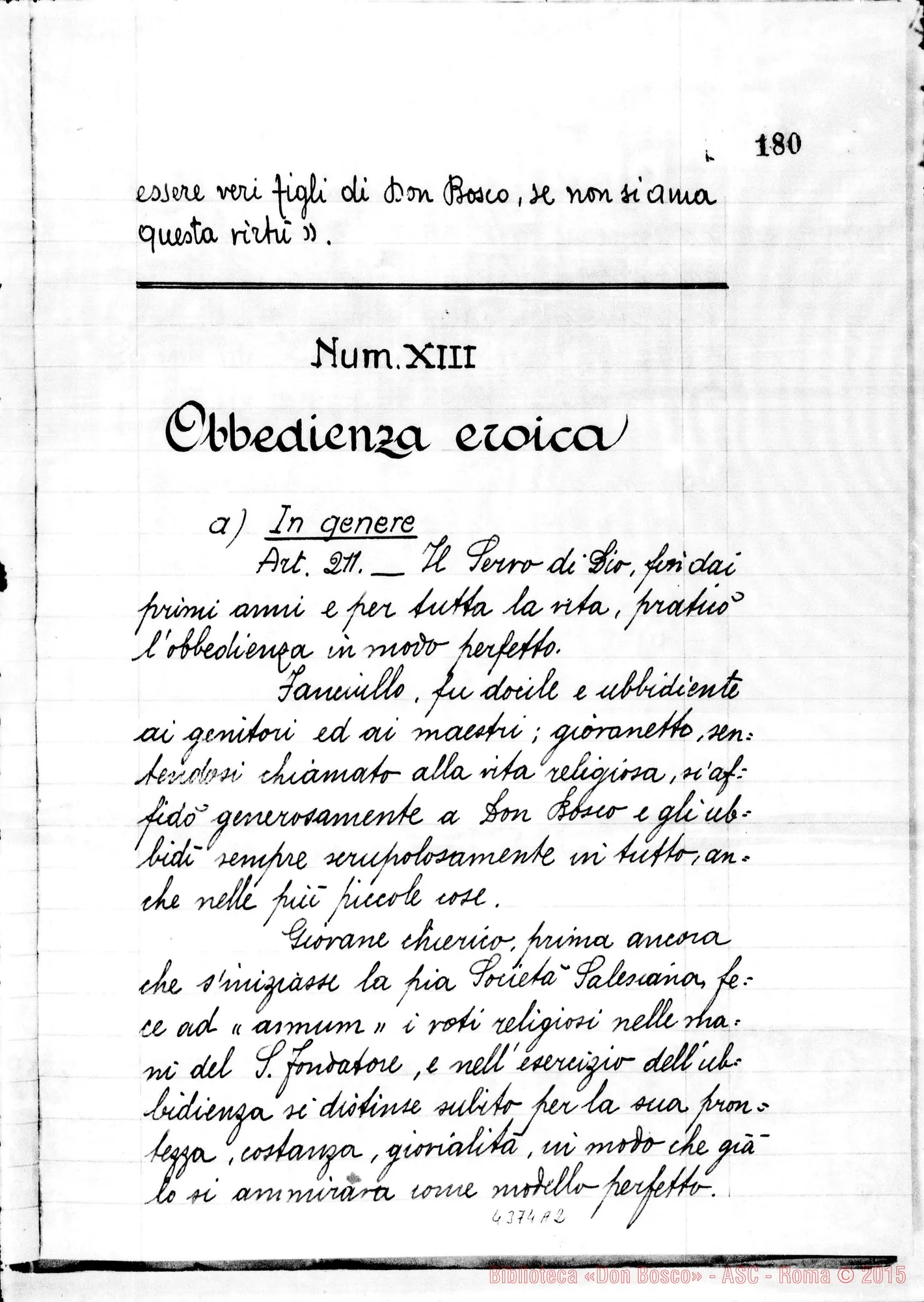 Fotogramma A 2 — Positiones et articuli. Presentai Franciscus Tomasetti