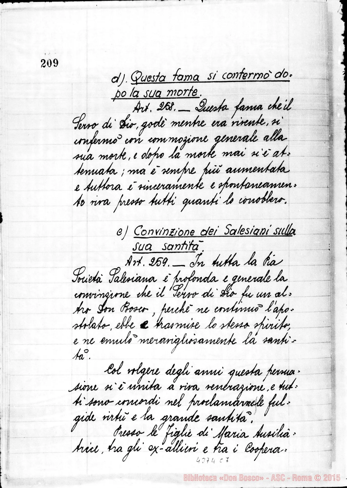Fotogramma C 7 — Positiones et articuli. Presentai Franciscus Tomasetti