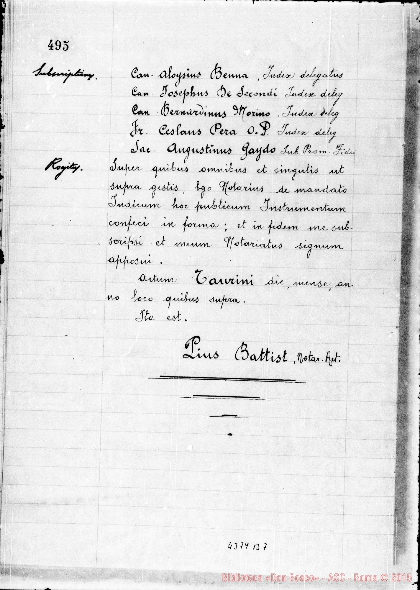 Fotogramma B 7 — Varvello Francesco, sac. SDB
