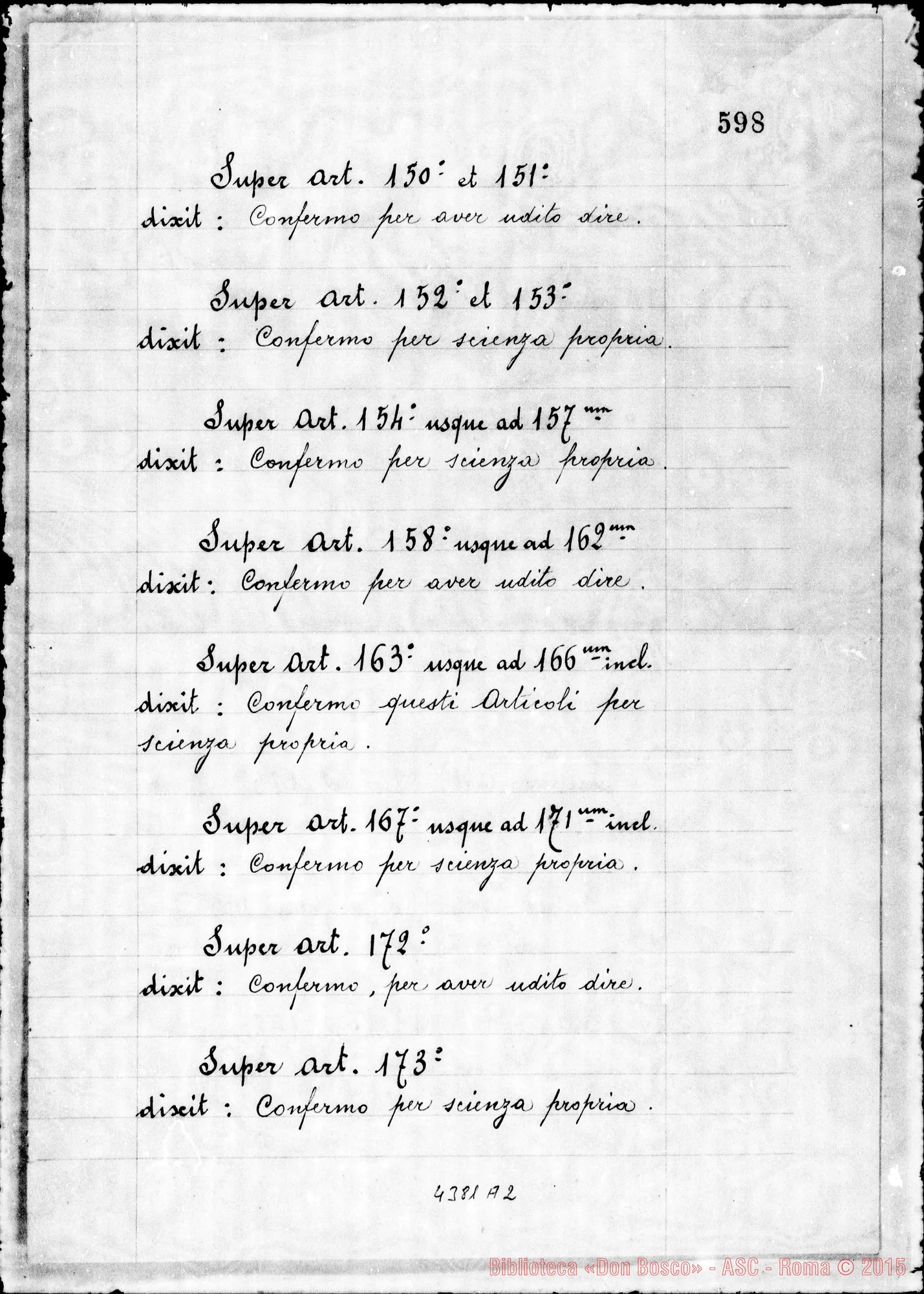 Fotogramma A 2 — Gribaudi Pietro, professore