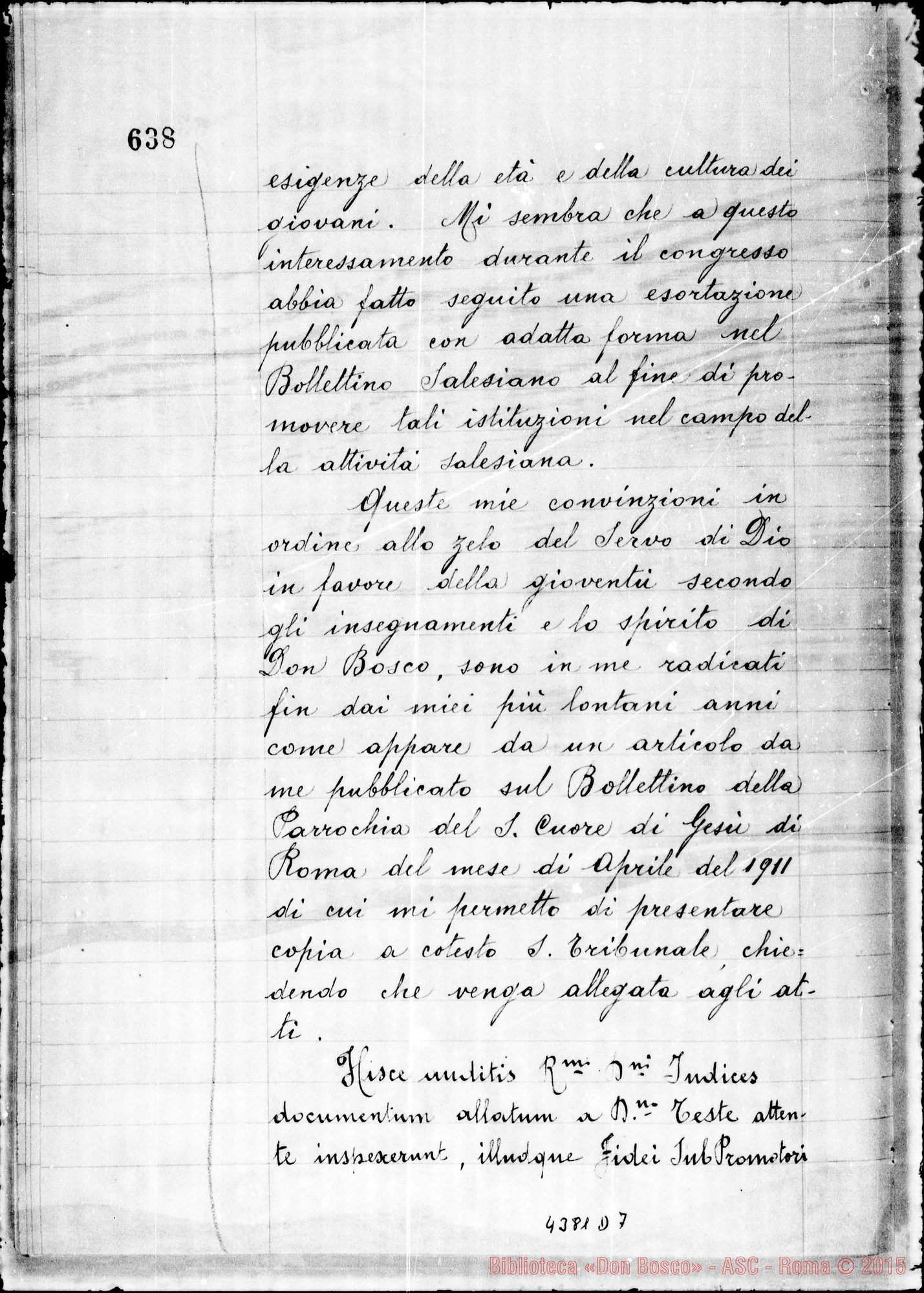 Fotogramma D 7 — Poesio Arturo, capo-divisione del Min. delle Finanze