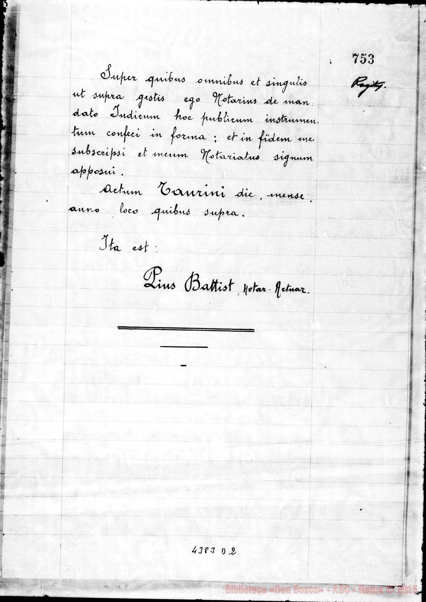 Fotogramma D 2 — Marocco Melchiorre, sac. SDB
