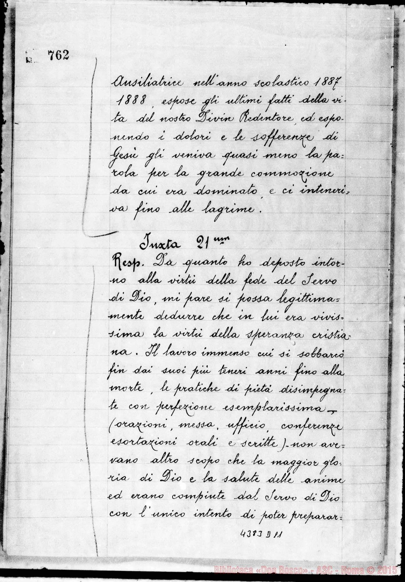 Fotogramma D 11 — Marocco Melchiorre, sac. SDB