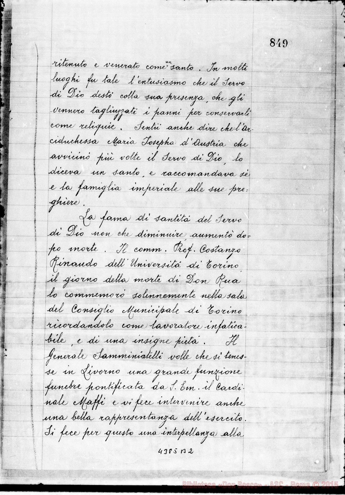 Fotogramma B 2 — Marocco Melchiorre, sac. SDB