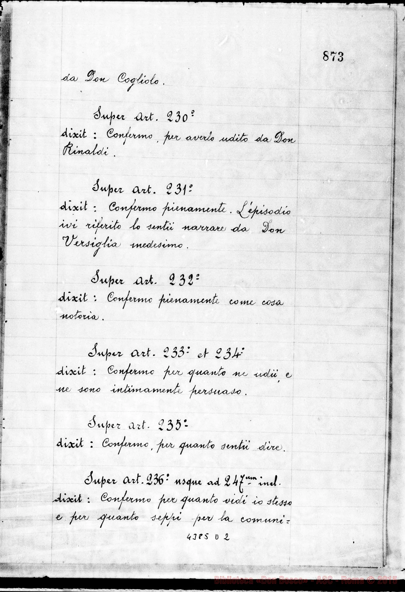 Fotogramma D 2 — Marocco Melchiorre, sac. SDB