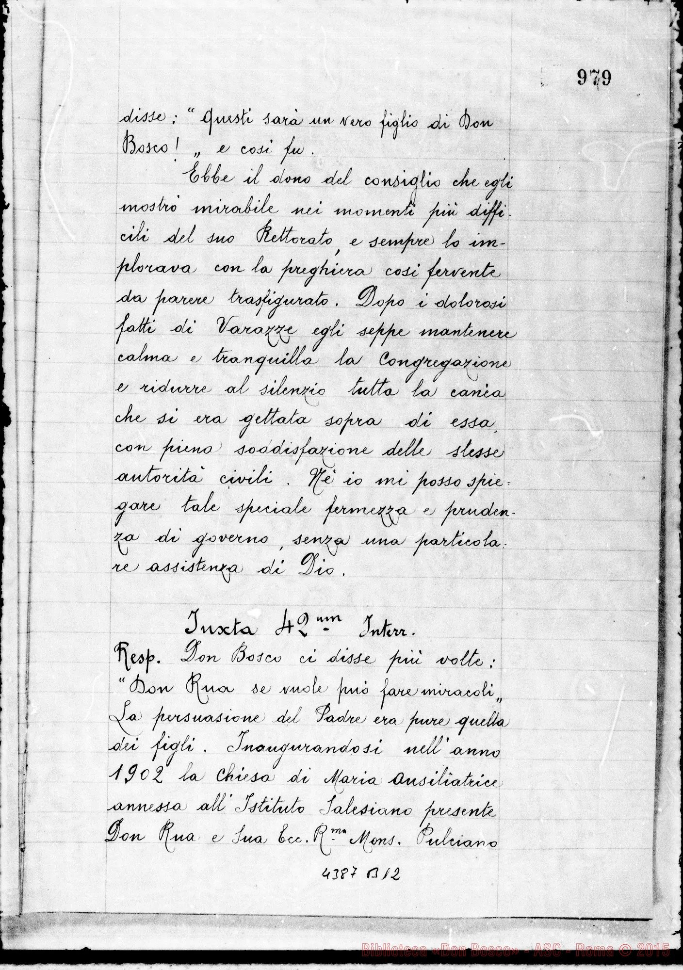 Fotogramma B 12 — Saluzzo Lorenzo, sac. SDB