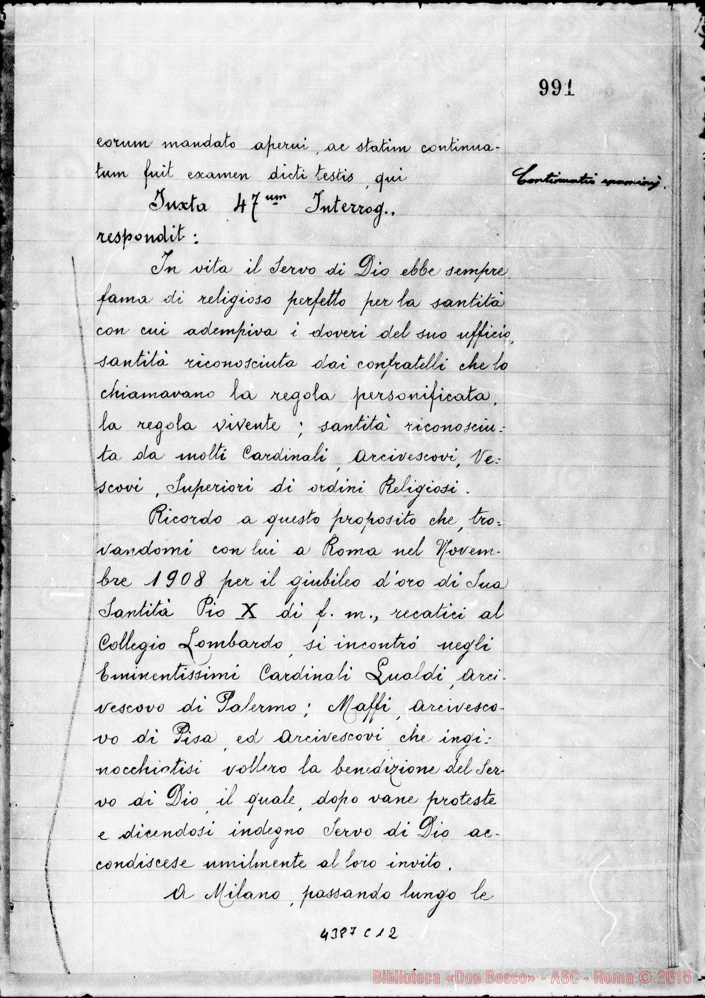 Fotogramma C 12 — Saluzzo Lorenzo, sac. SDB