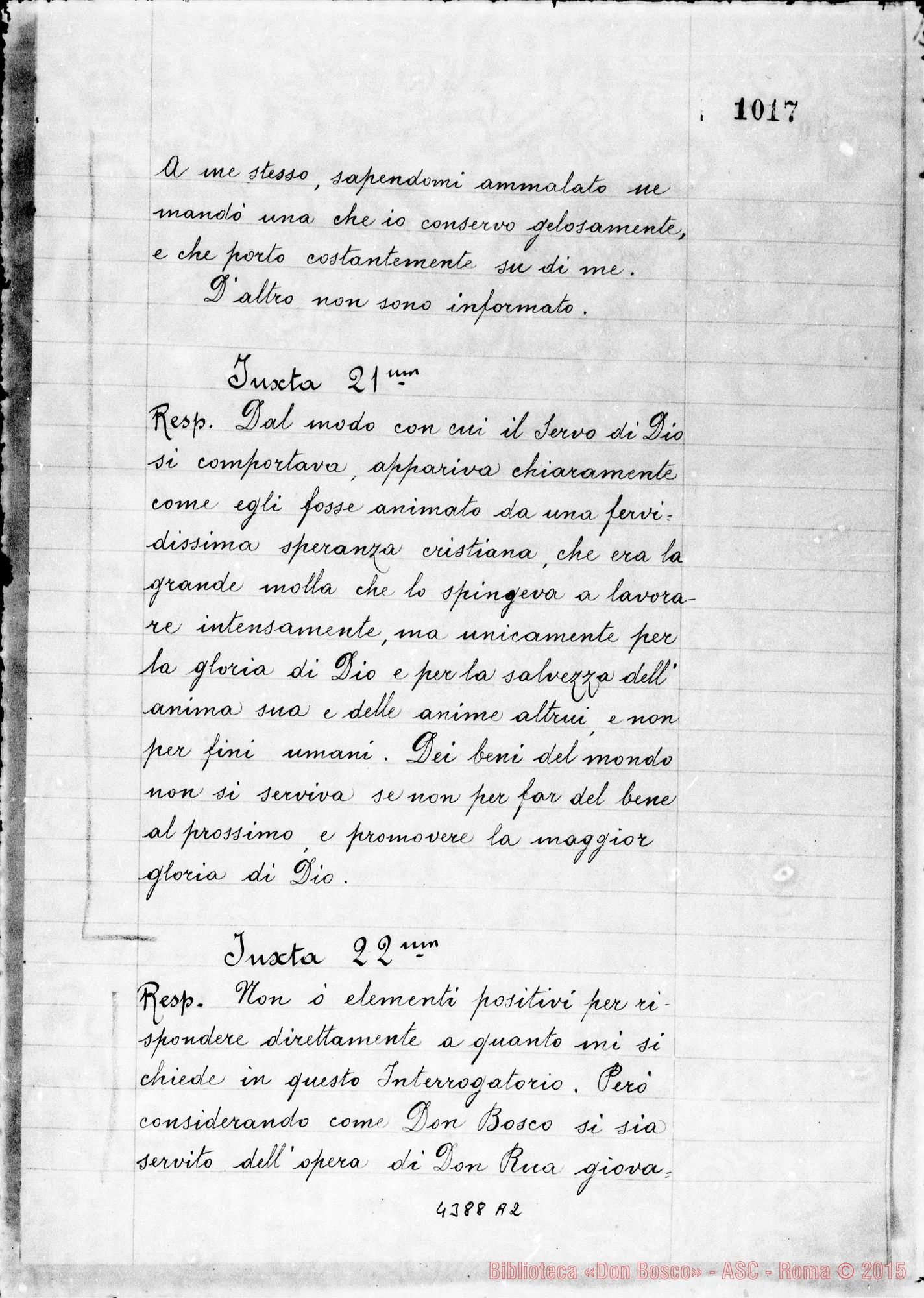 Fotogramma A 2 — Peynetti Pier Luigi, dottore in Medicina