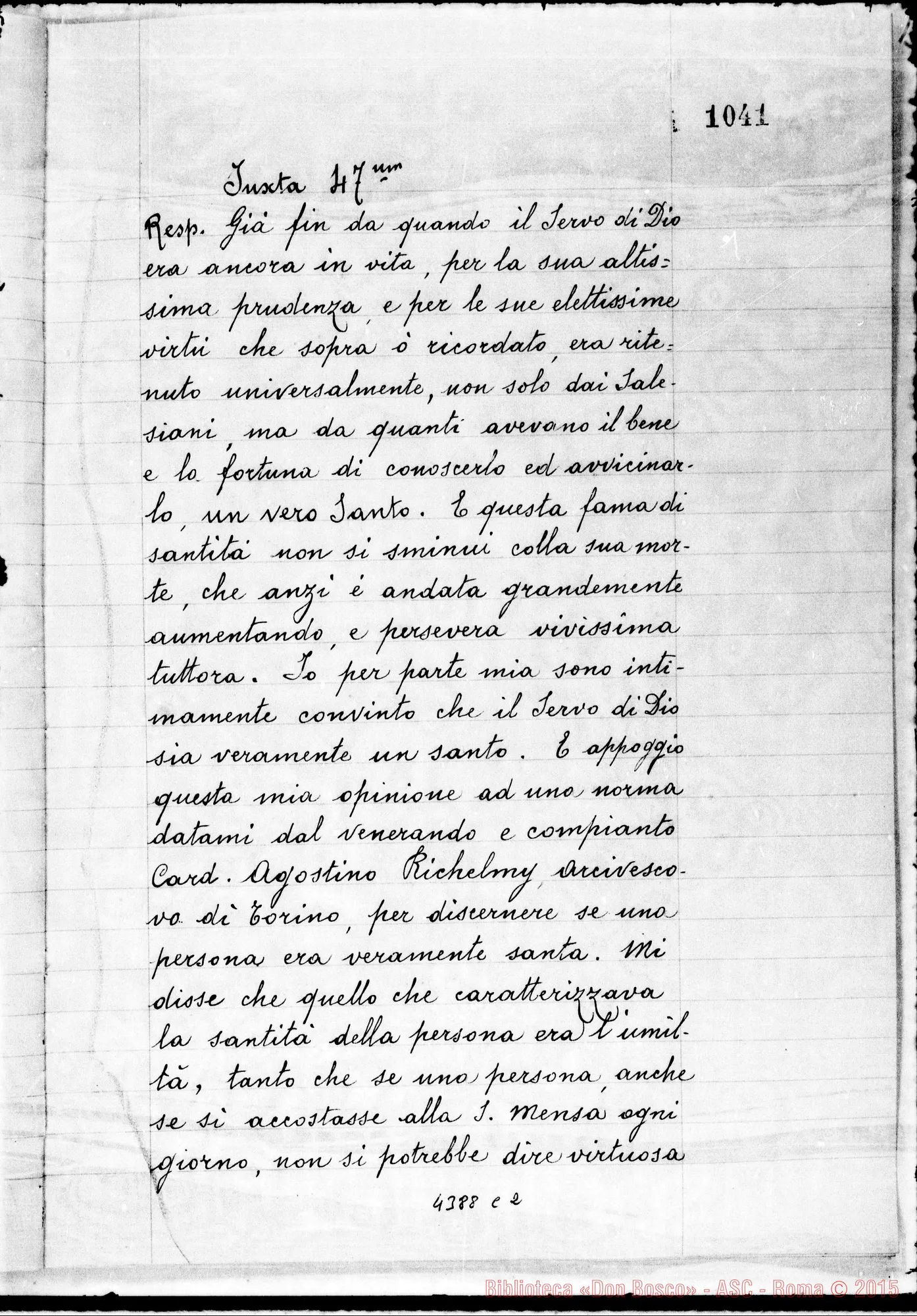 Fotogramma C 2 — Peynetti Pier Luigi, dottore in Medicina