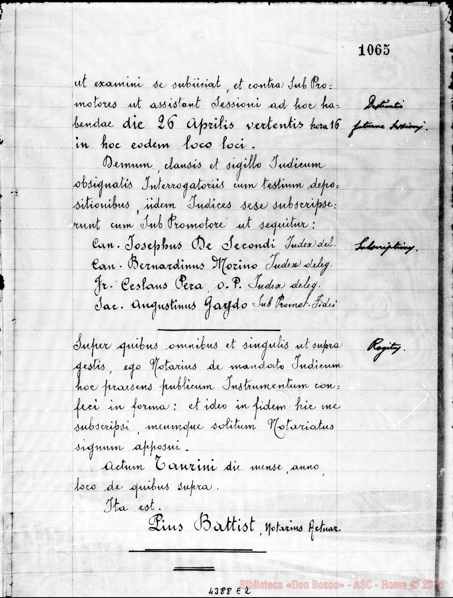 Fotogramma E 2 — Peynetti Pier Luigi, dottore in Medicina