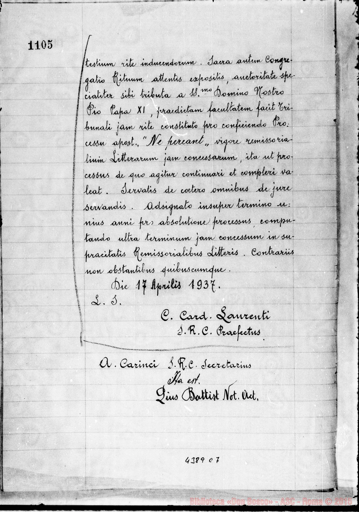Fotogramma C 7 — Exhibitio novae Notulae testium: