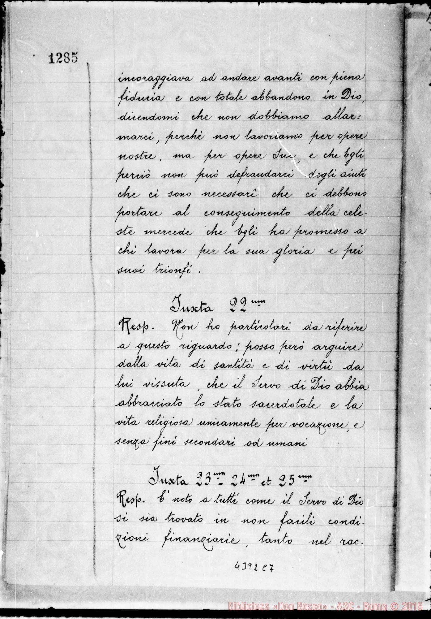Fotogramma C 7 — Gallea Roberto, sac. curato di S. Gioachino in Torino