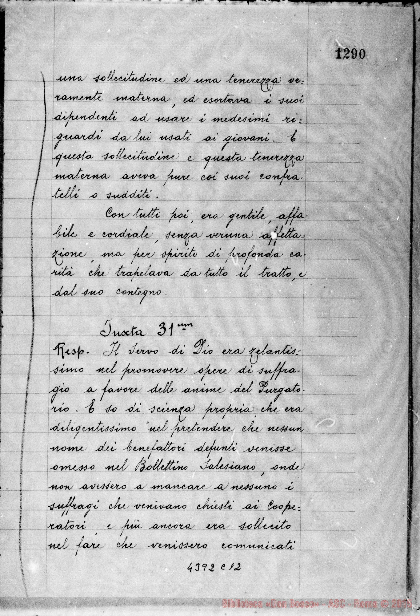 Fotogramma C 12 — Gallea Roberto, sac. curato di S. Gioachino in Torino
