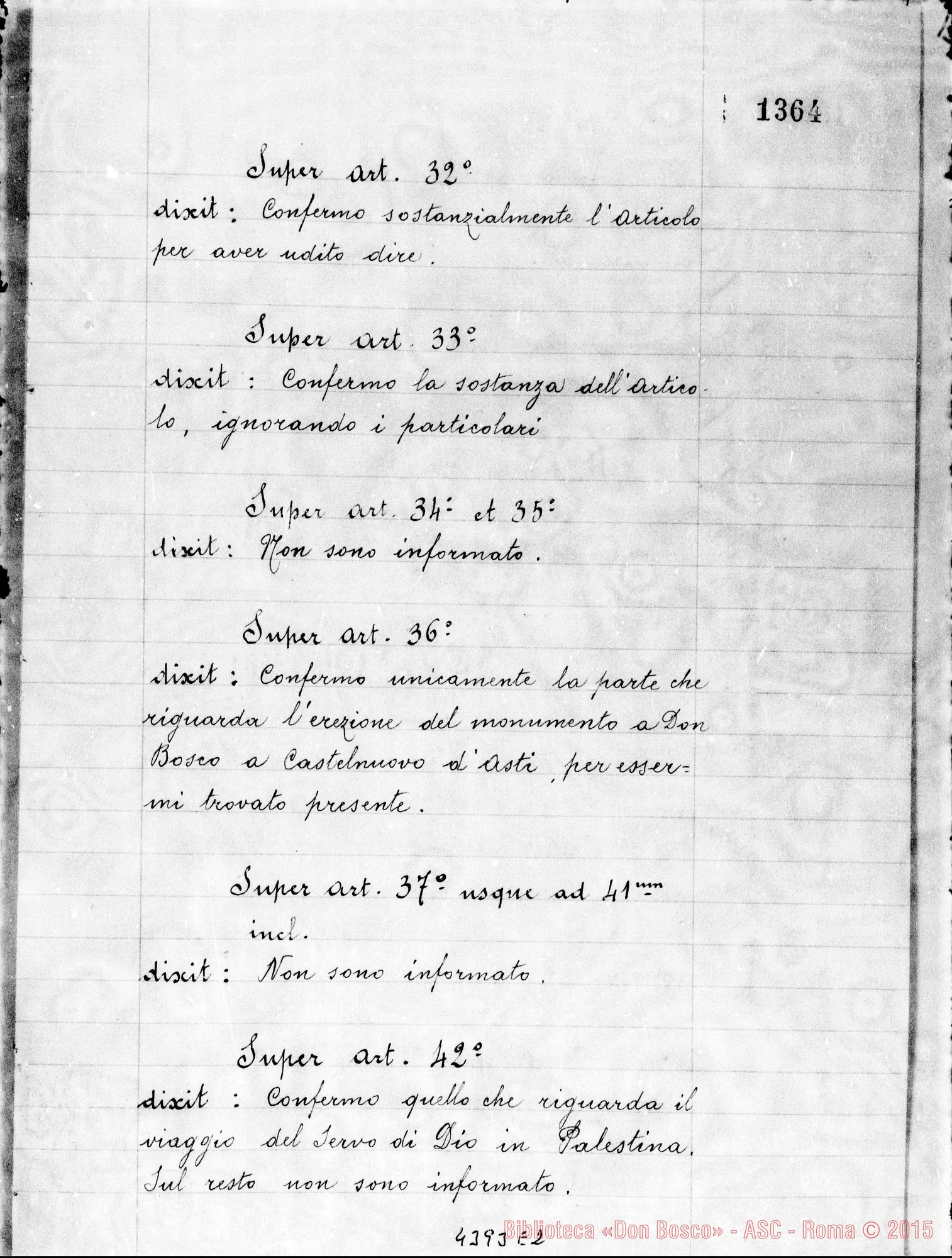Fotogramma E 2 — Clerico Pietro, laureato in medicina, cav. di S. Silvestro