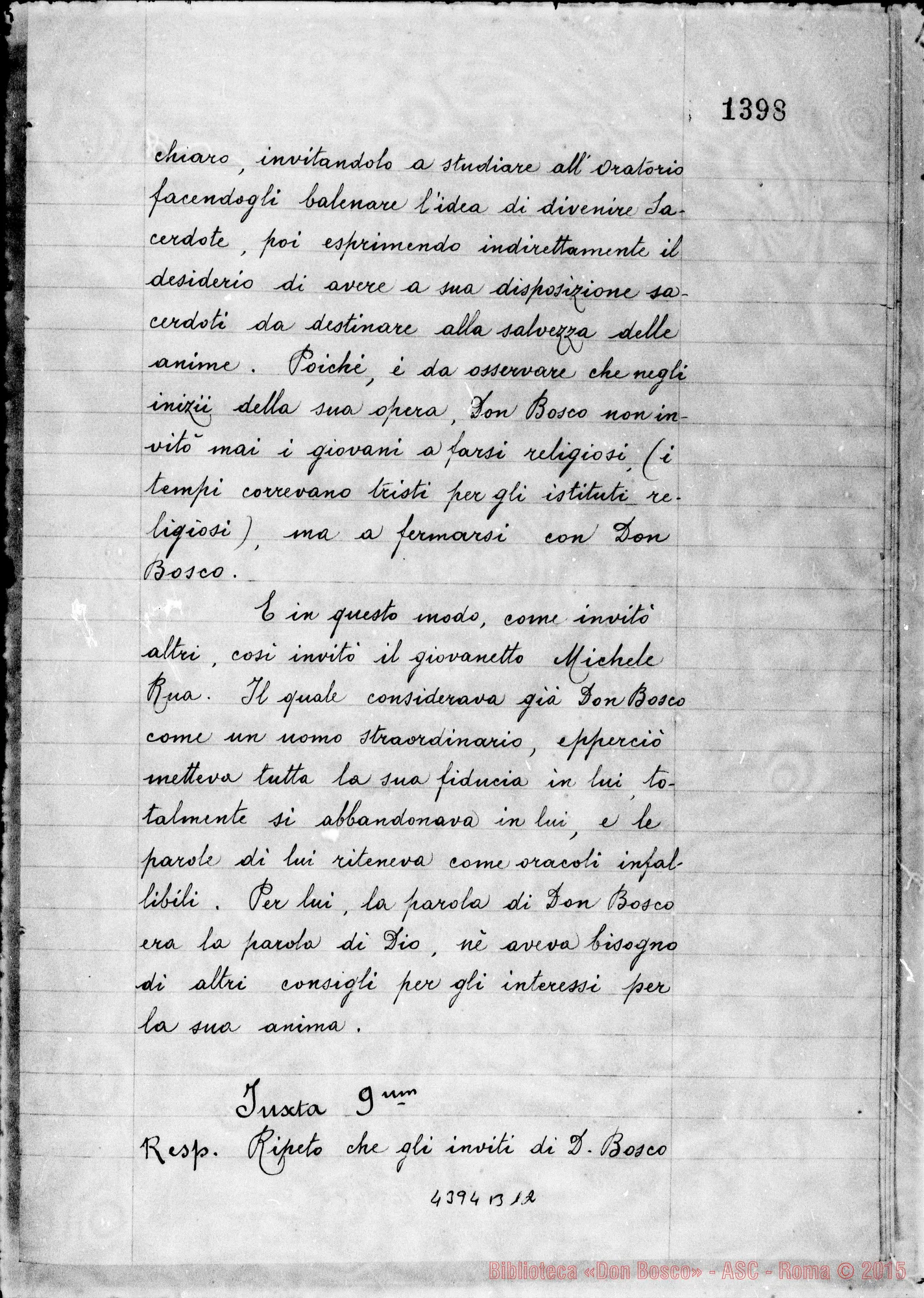 Fotogramma B 12 — Gennaro Andrea, sac. SDB