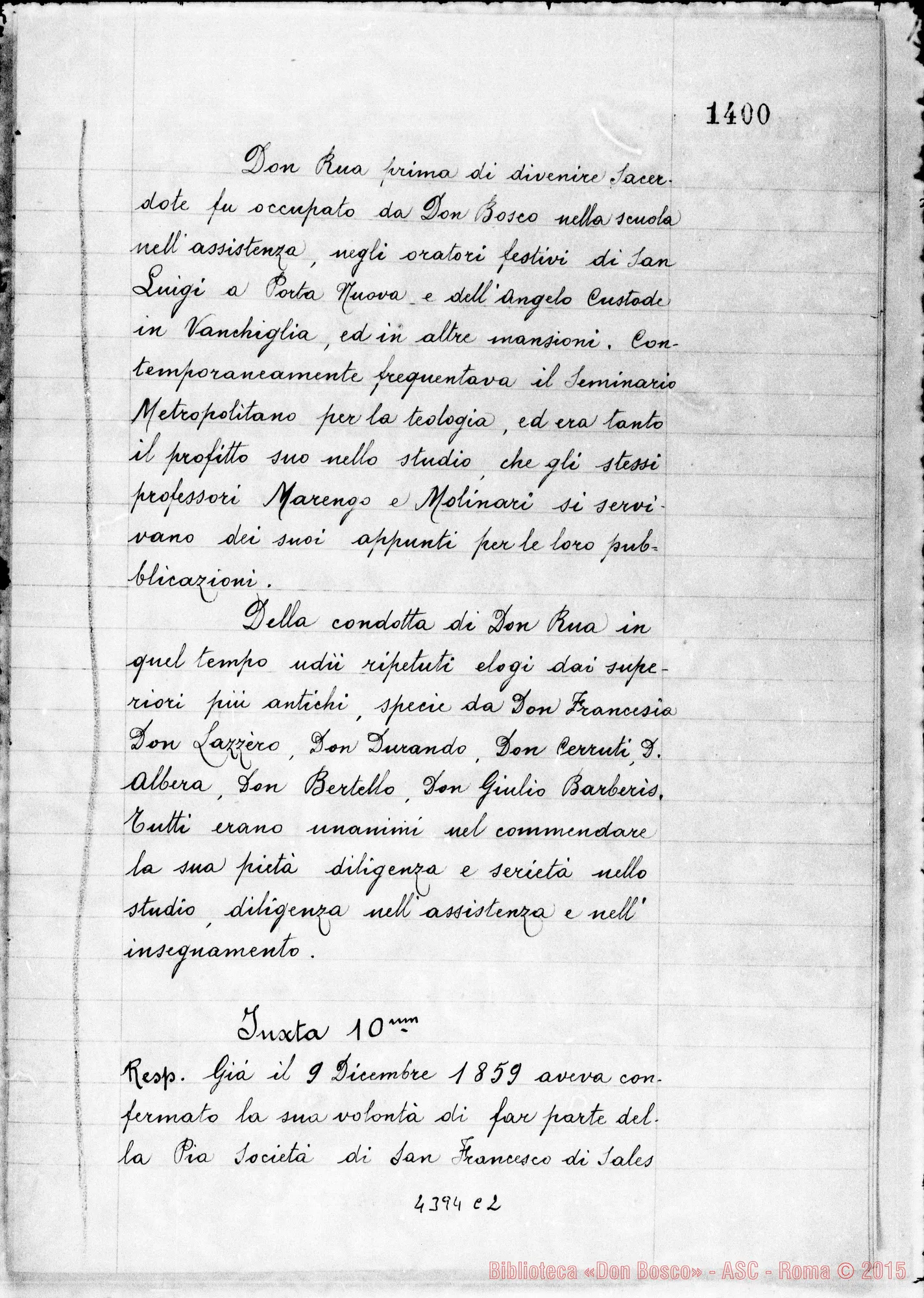 Fotogramma C 2 — Gennaro Andrea, sac. SDB