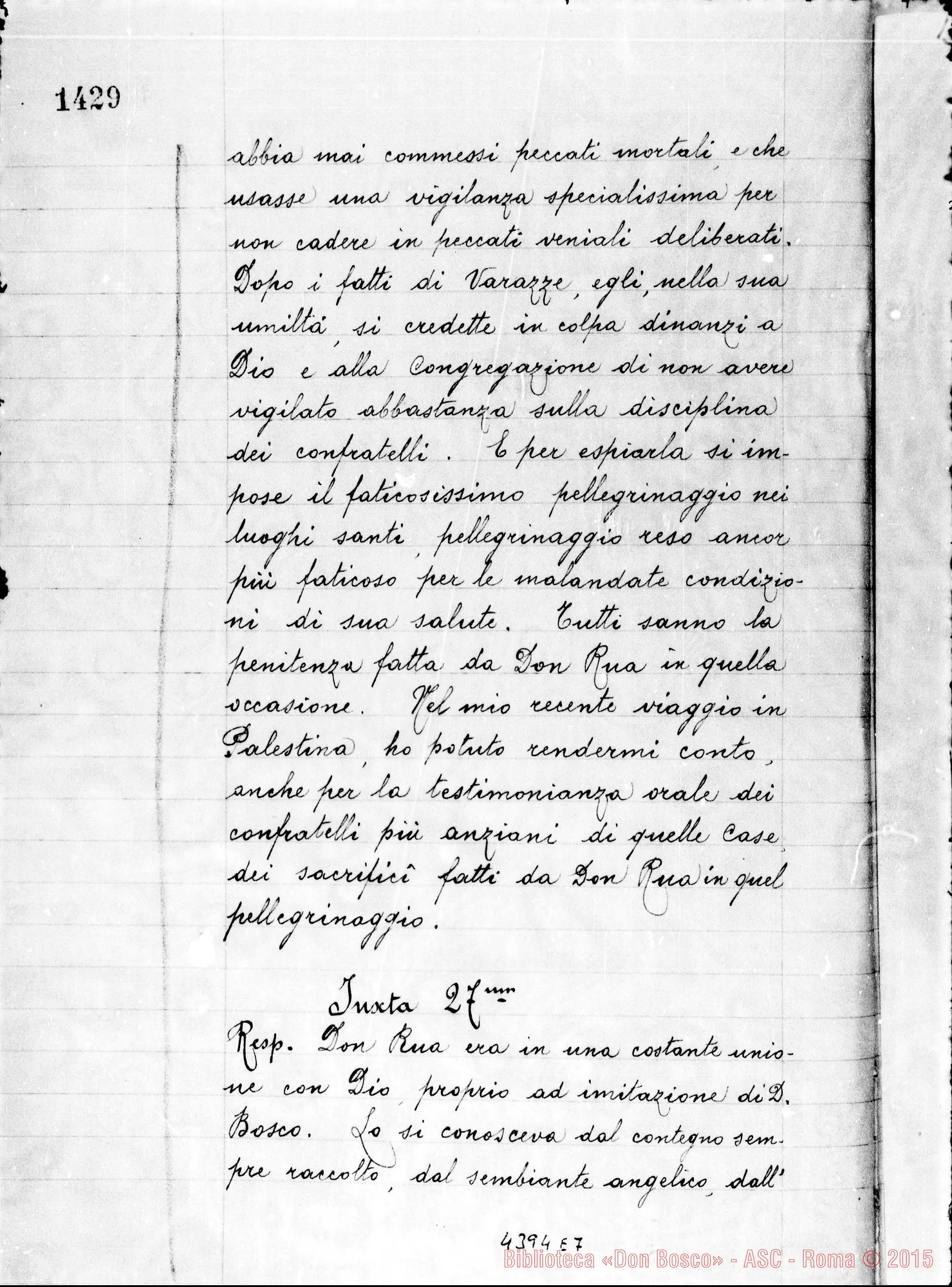 Fotogramma E 7 — Gennaro Andrea, sac. SDB