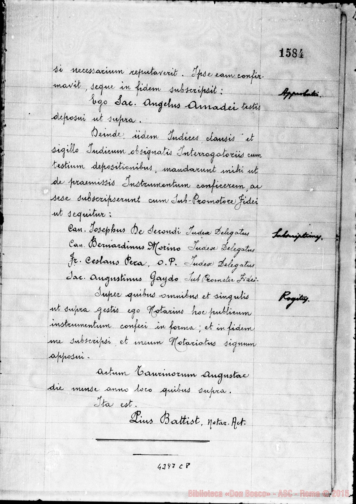 Fotogramma C 8 — Amadei Angelo, sac. SDB