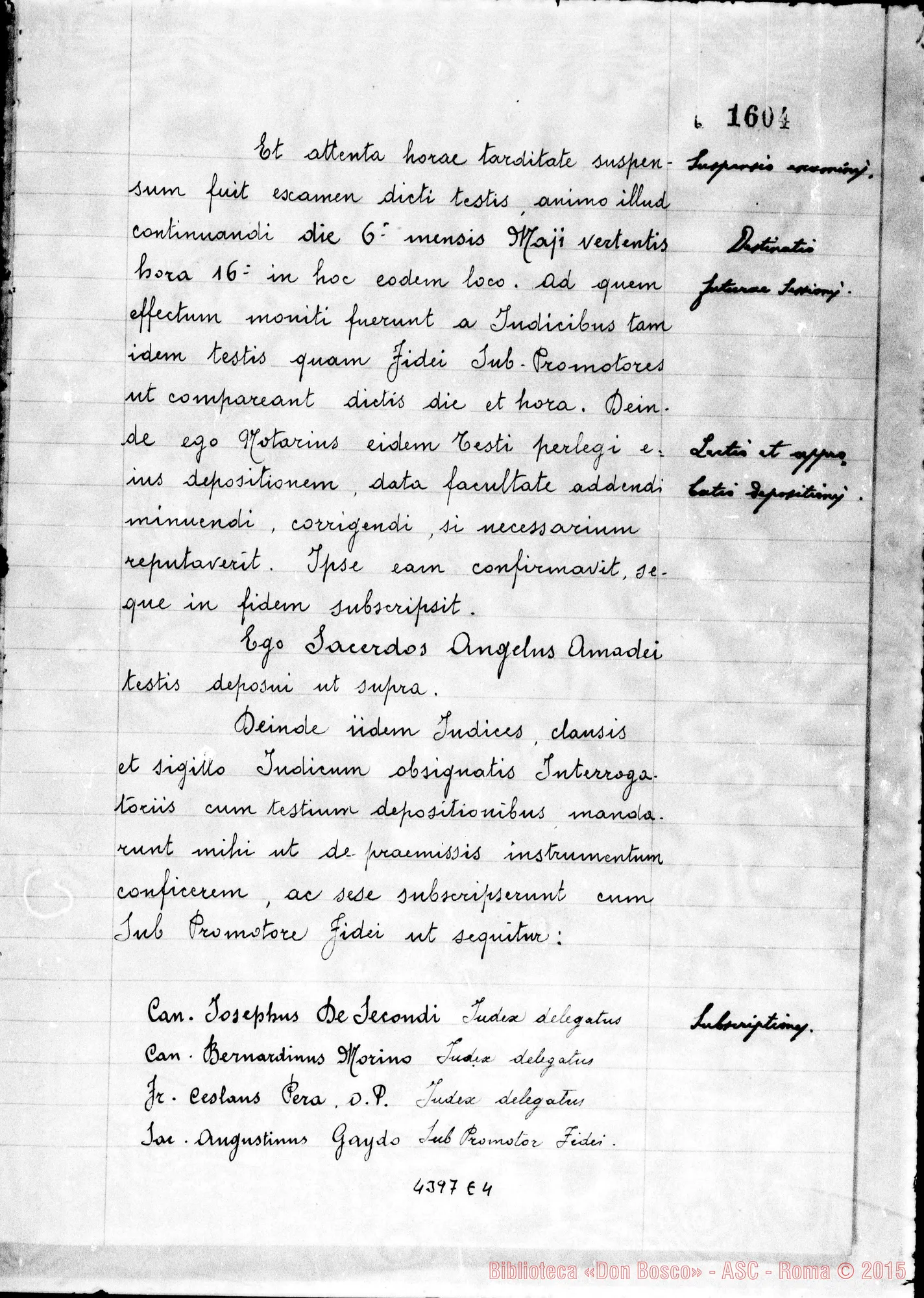 Fotogramma E 4 — Amadei Angelo, sac. SDB