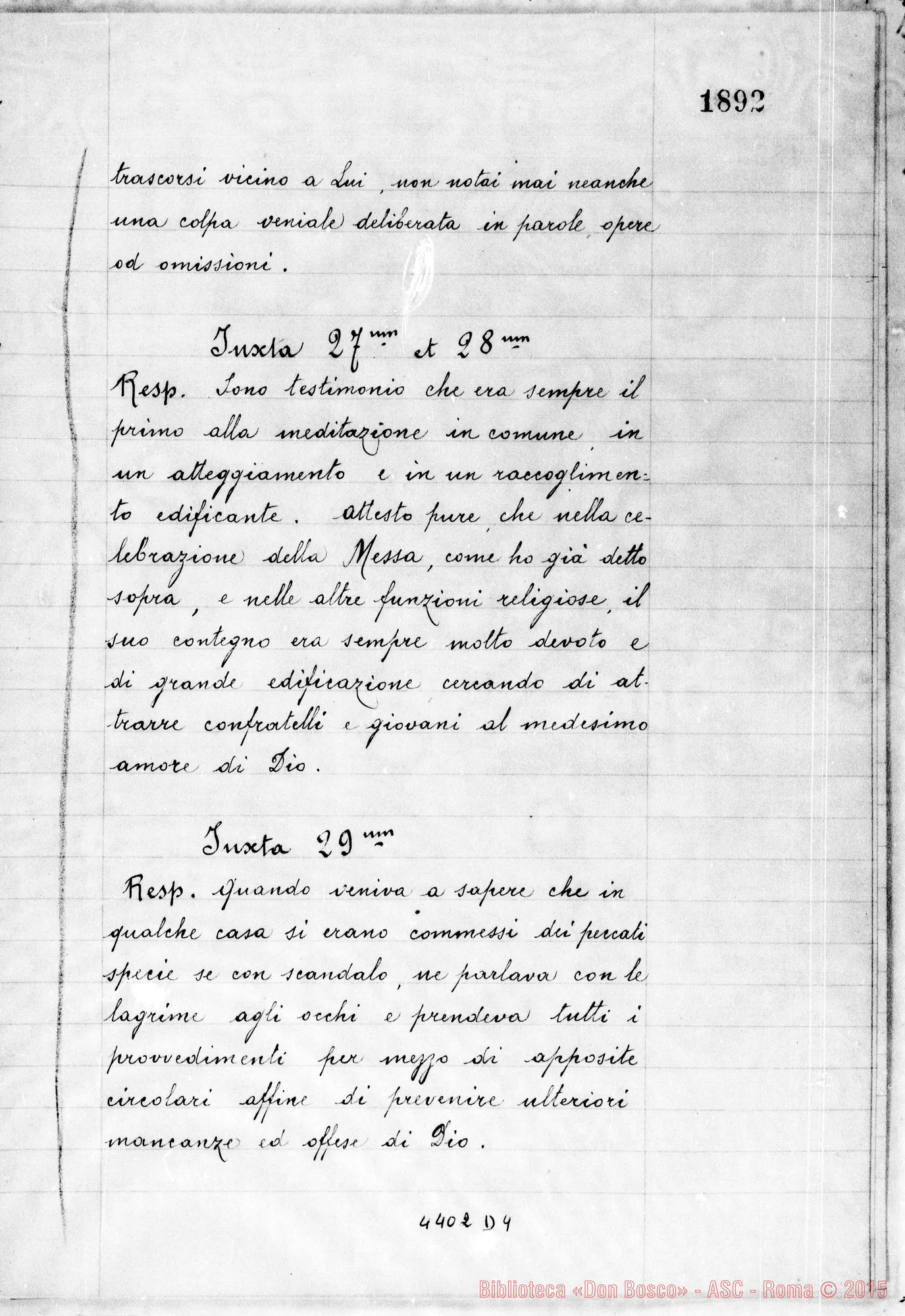 Fotogramma D 4 — Federico Emanuel, vesc. di Castellammare di Stabia