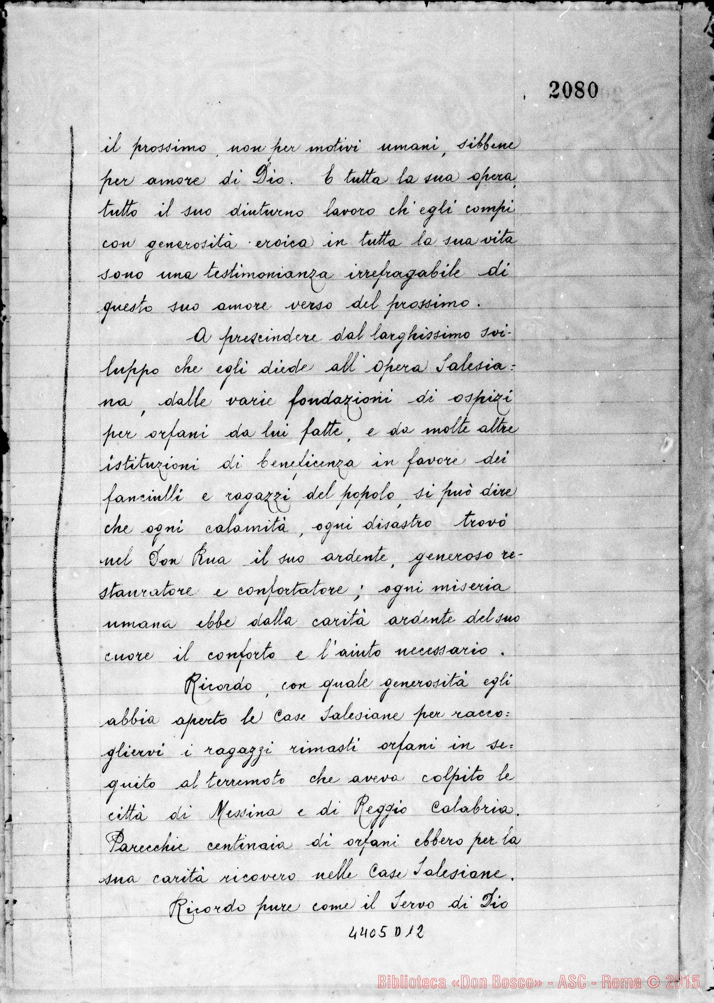 Fotogramma D 12 — Matta Giuseppe, sac. cappellano dell’Ist. delle Protette di S. Giuseppe