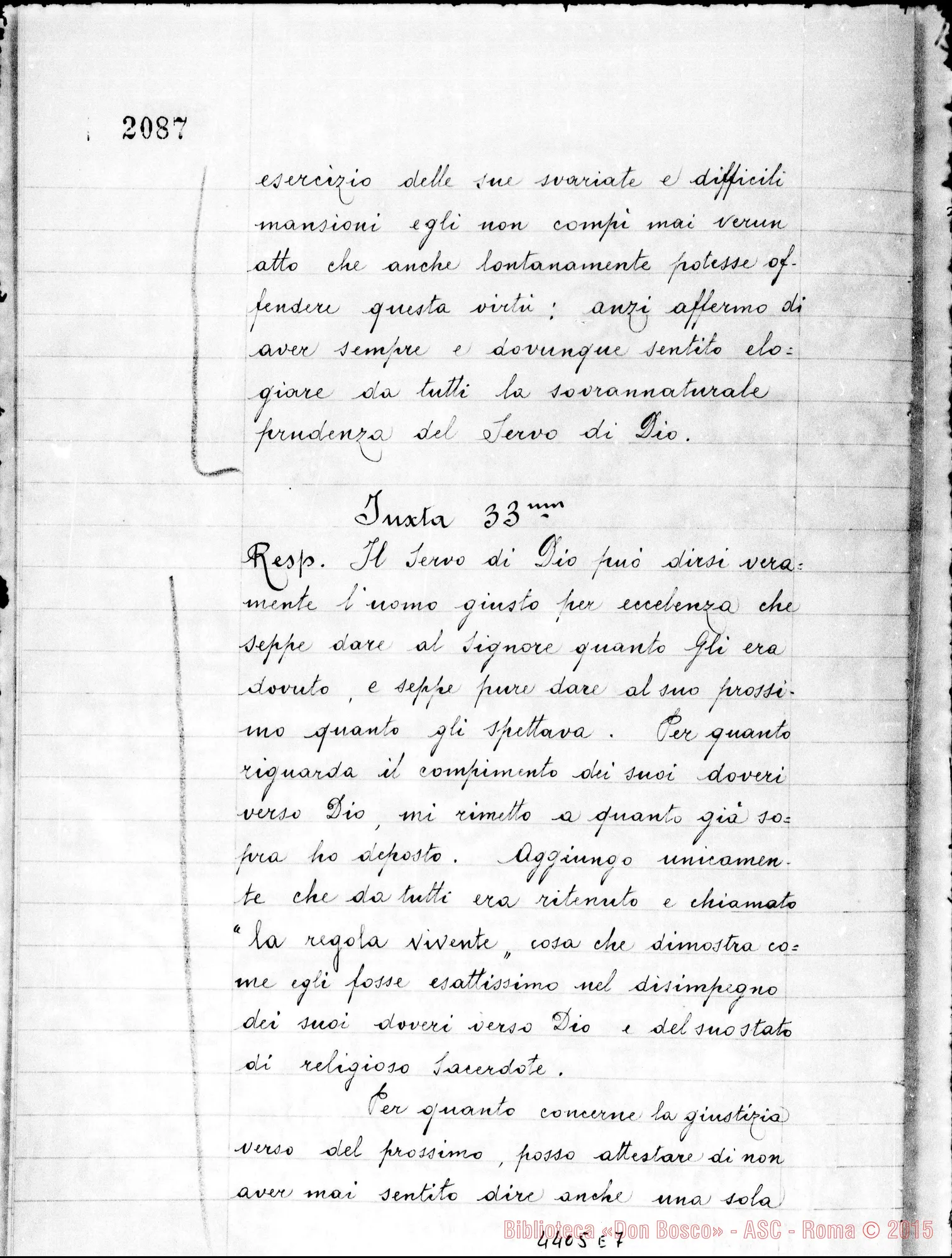 Fotogramma E 7 — Matta Giuseppe, sac. cappellano dell’Ist. delle Protette di S. Giuseppe