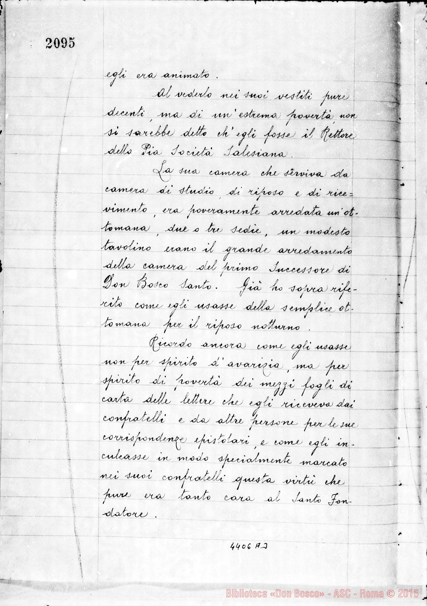Fotogramma A 3 — Matta Giuseppe, sac. cappellano dell’Ist. delle Protette di S. Giuseppe