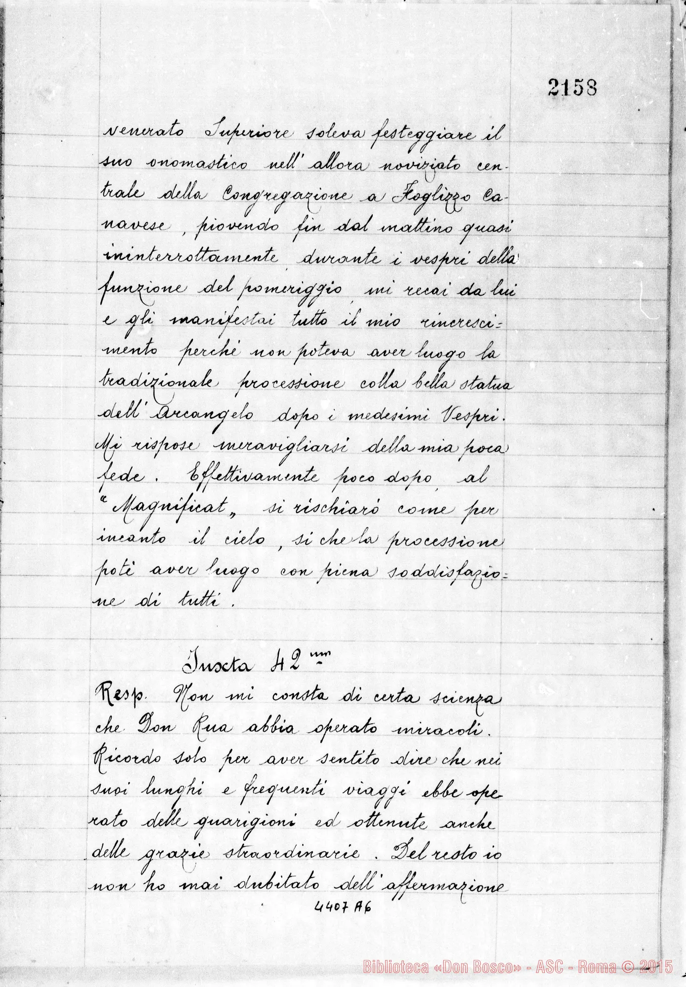Fotogramma A 6 — Zolin Giovanni, sac. SDB