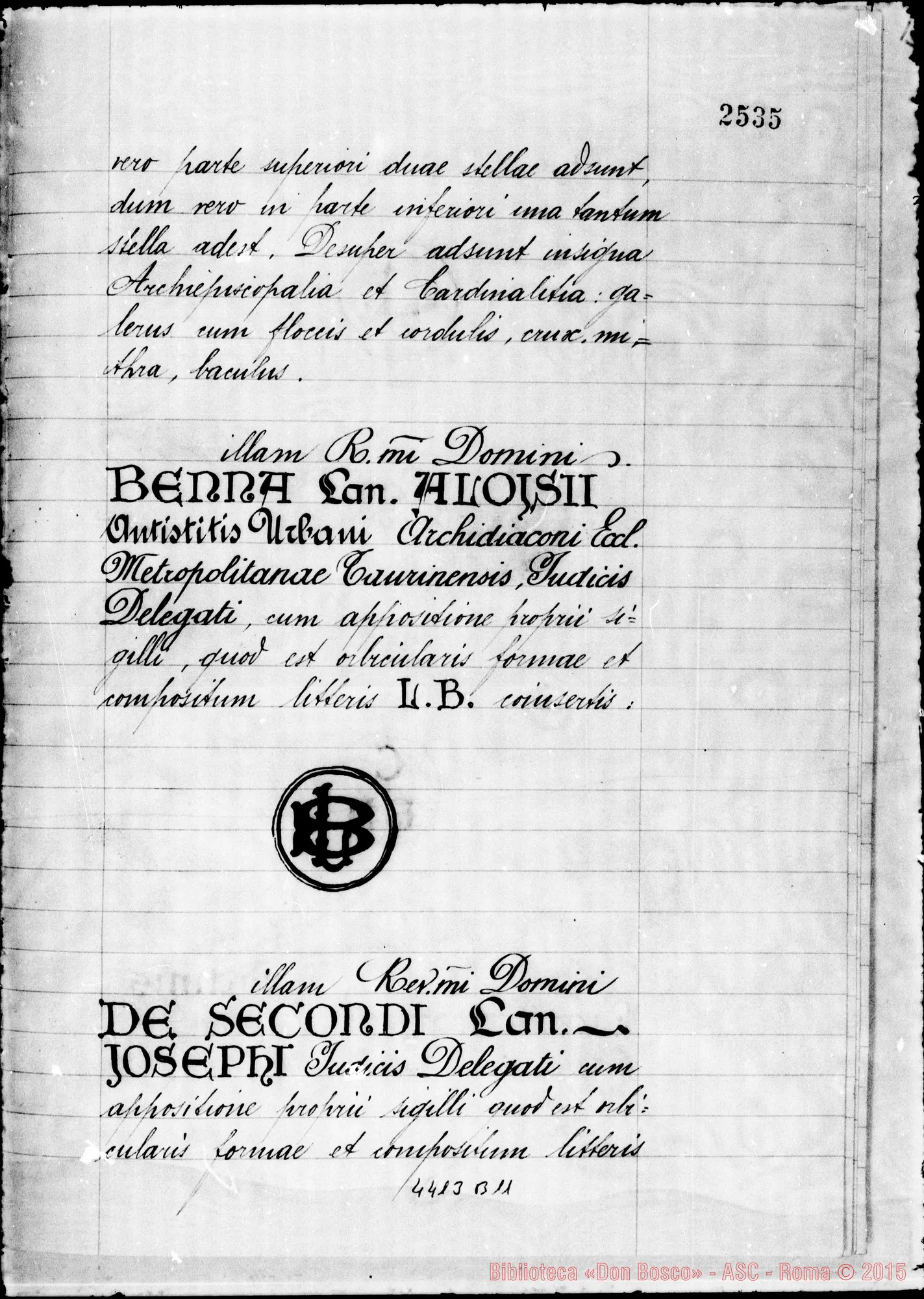 Fotogramma B 11 — Declaratio authentic