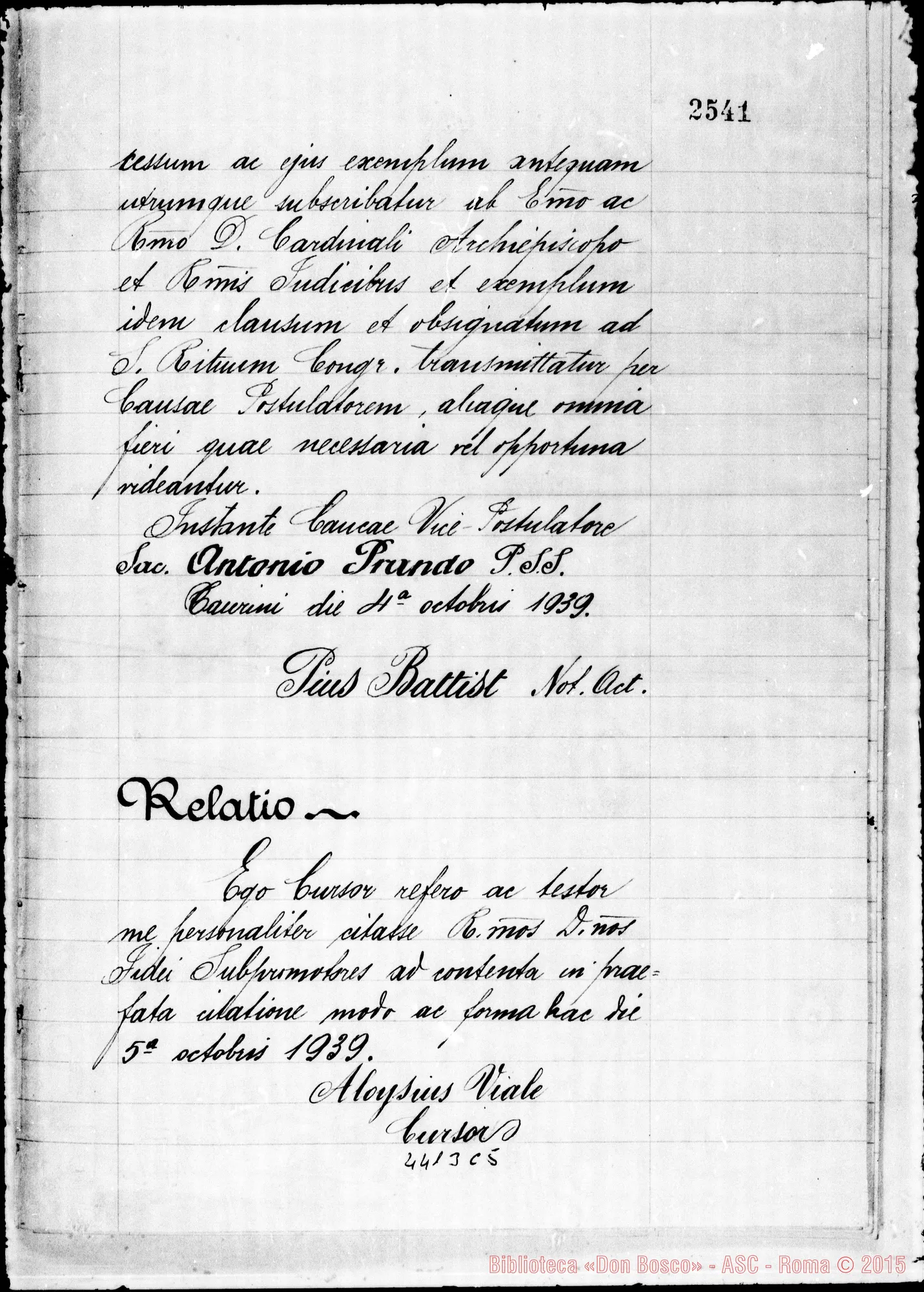 Fotogramma C 5 — Declaratio authentic