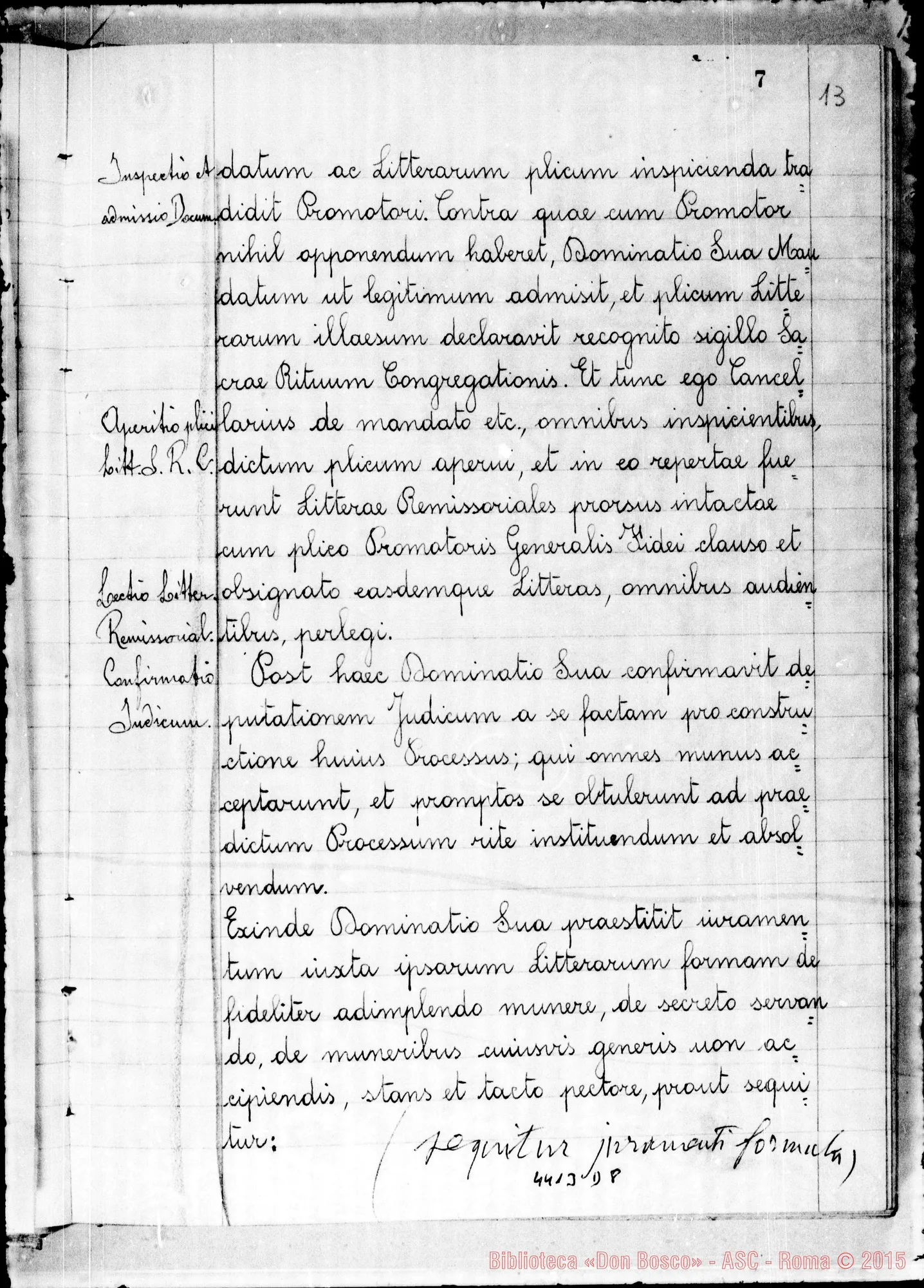 Fotogramma D 8 — In Curia Cremensi super miraculo (1956)