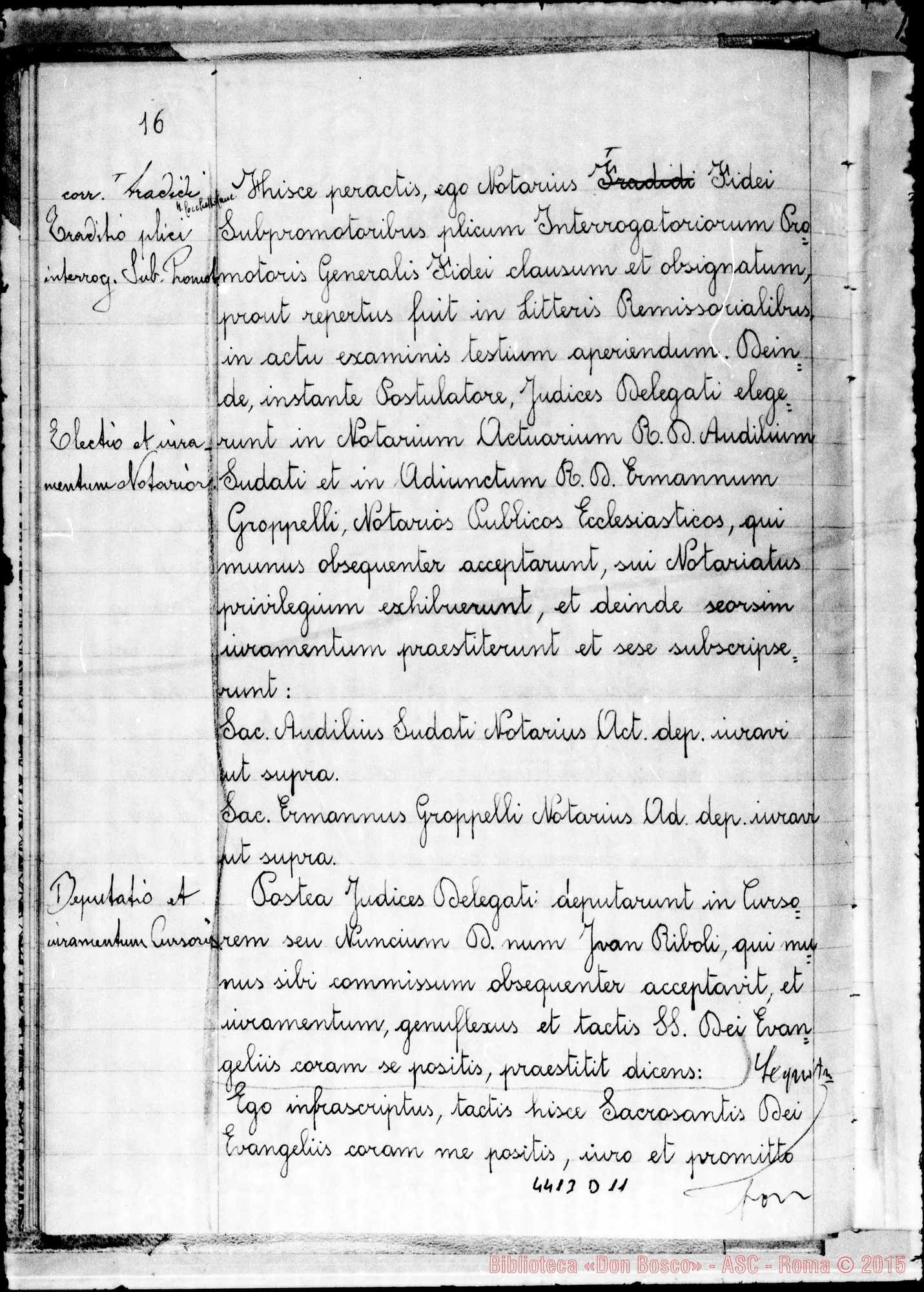 Fotogramma D 11 — In Curia Cremensi super miraculo (1956)