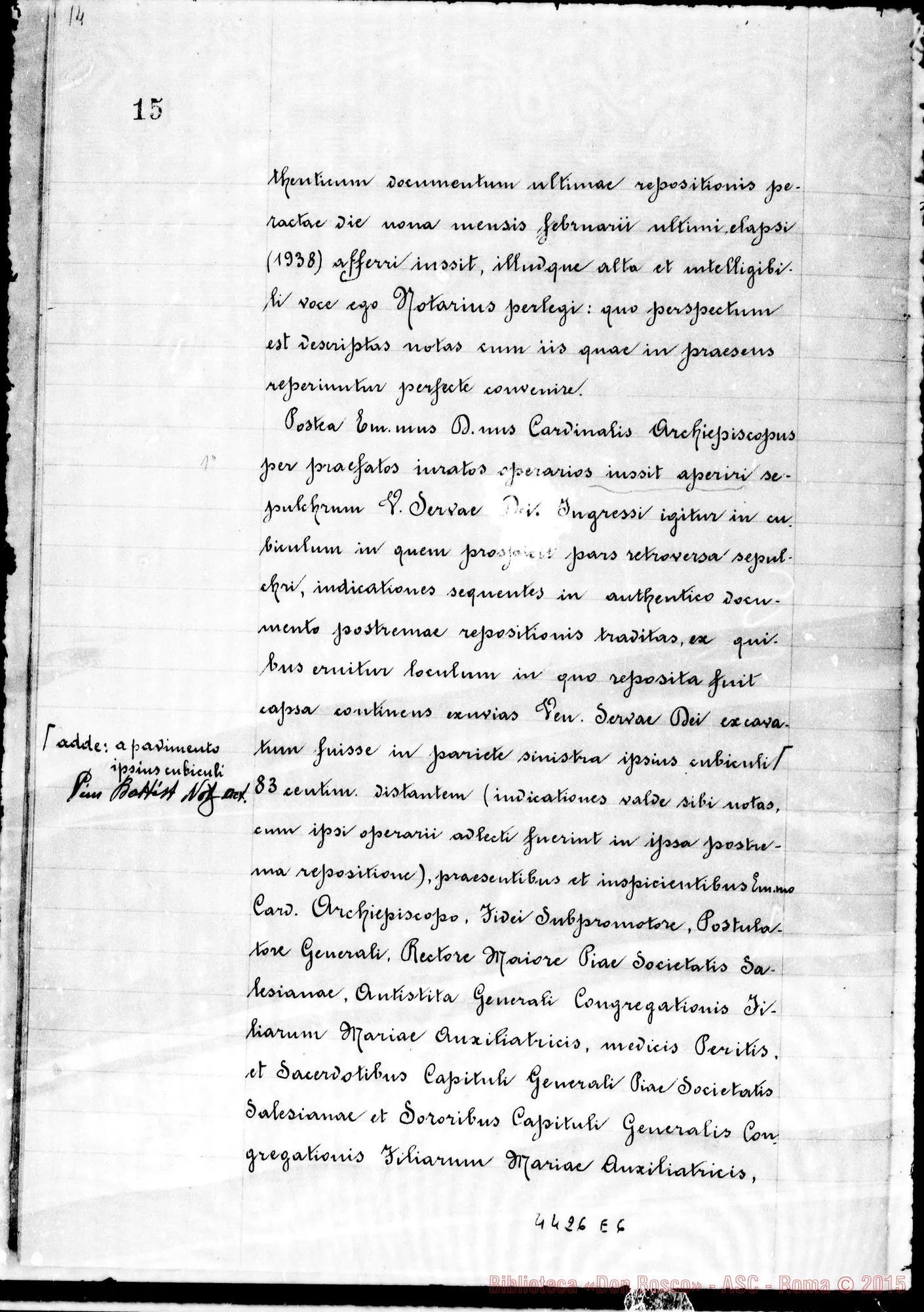 Fotogramma E 6 — Aquen: Beatificationis et Canonizationis Ven. Servae Dei Mariae Dominicae Mazzarello.